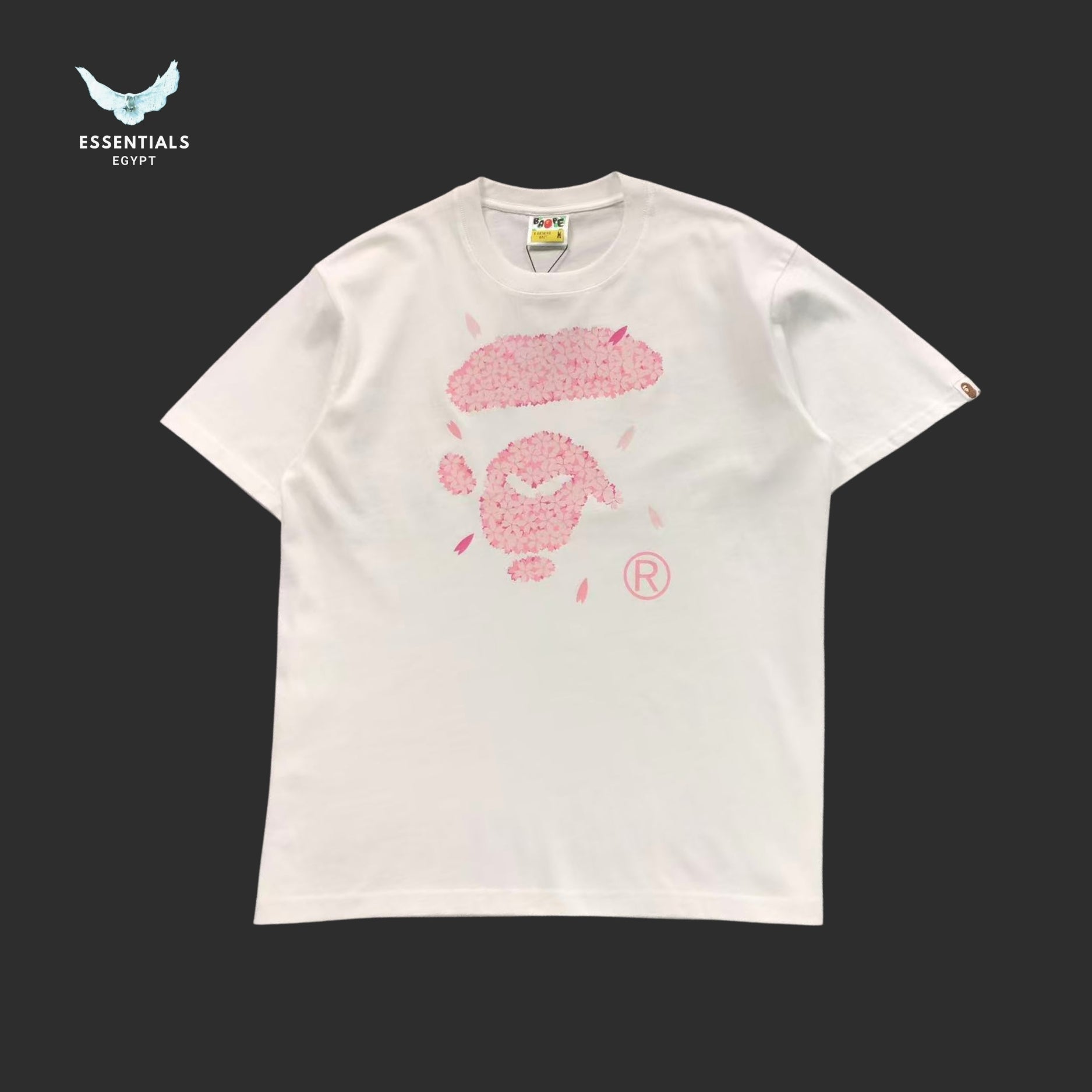 BAPE Men's Sakura Ape Face Tee