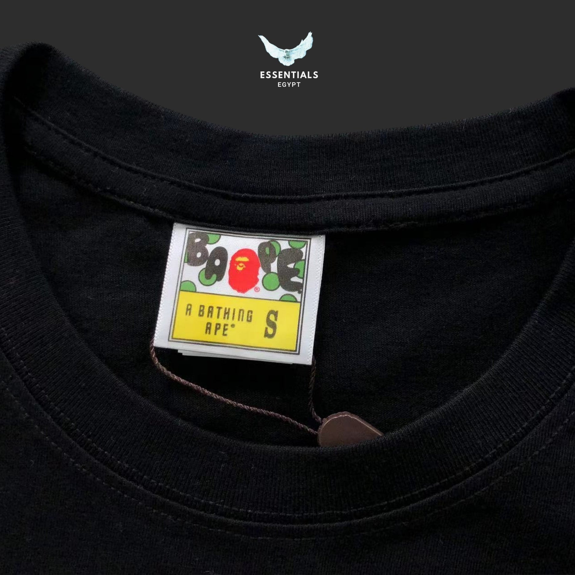 BAPE x Coach College Tee Black