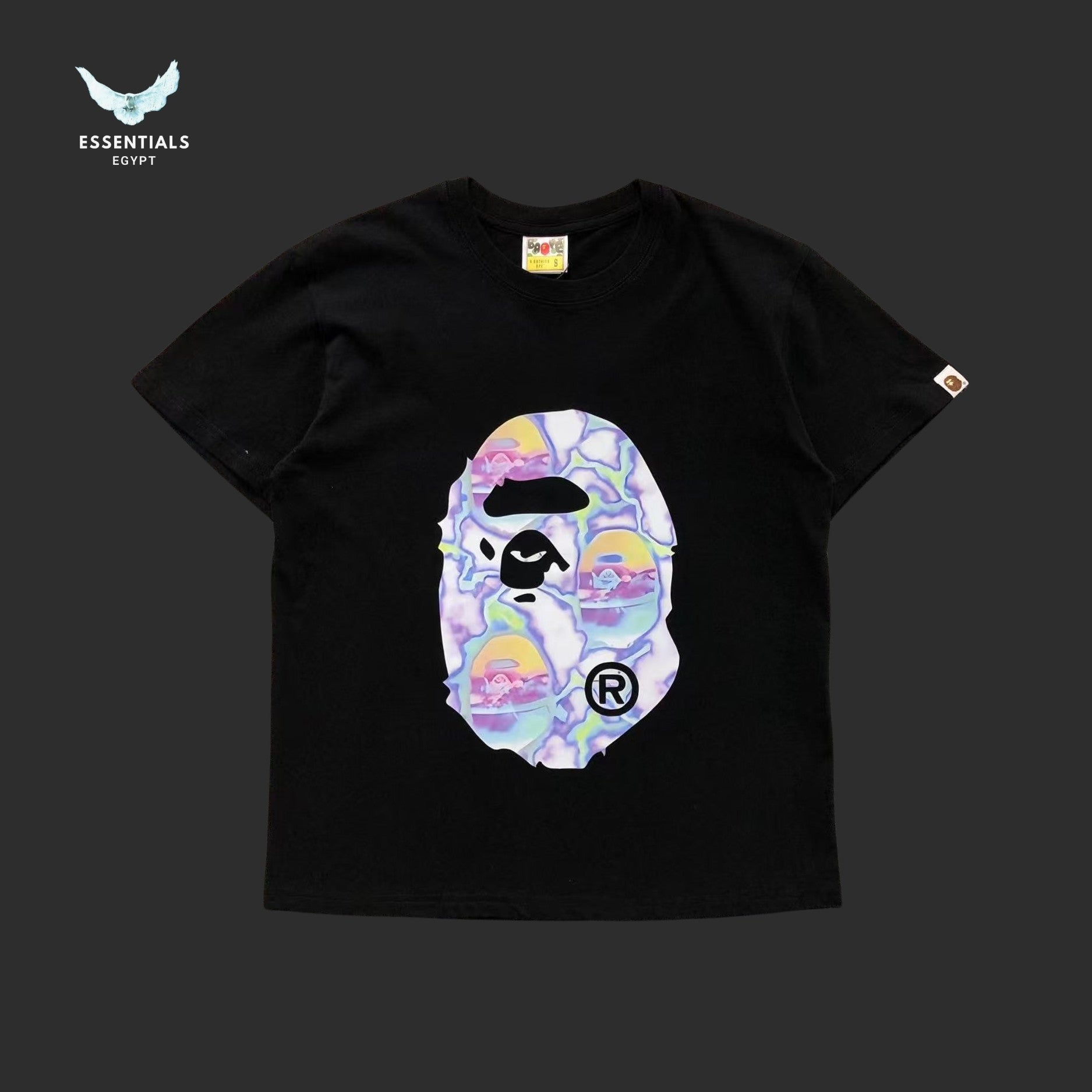 BAPE Lightning Big Ape Head Tee