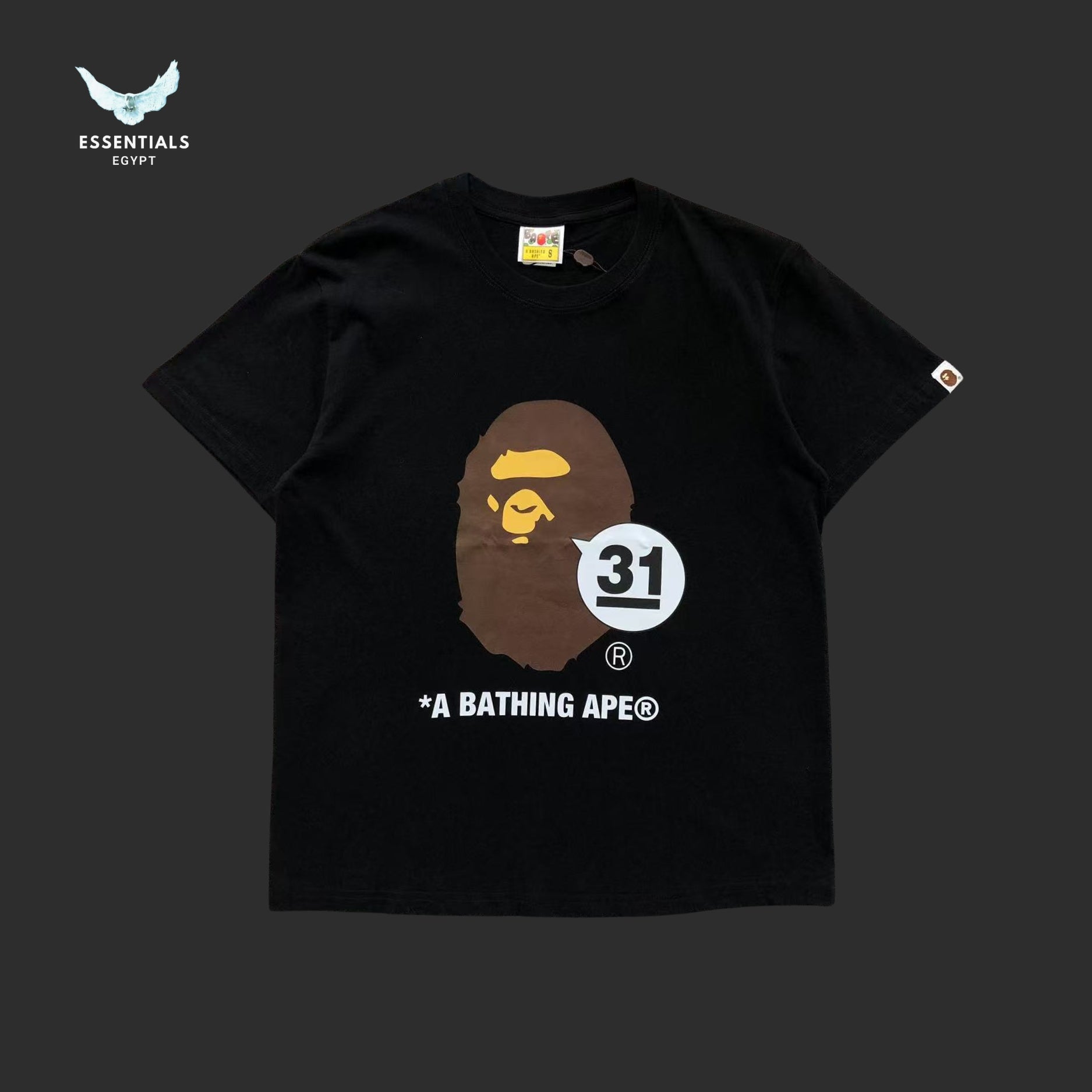 BAPE 31st Anniversary Ape Head White Tee