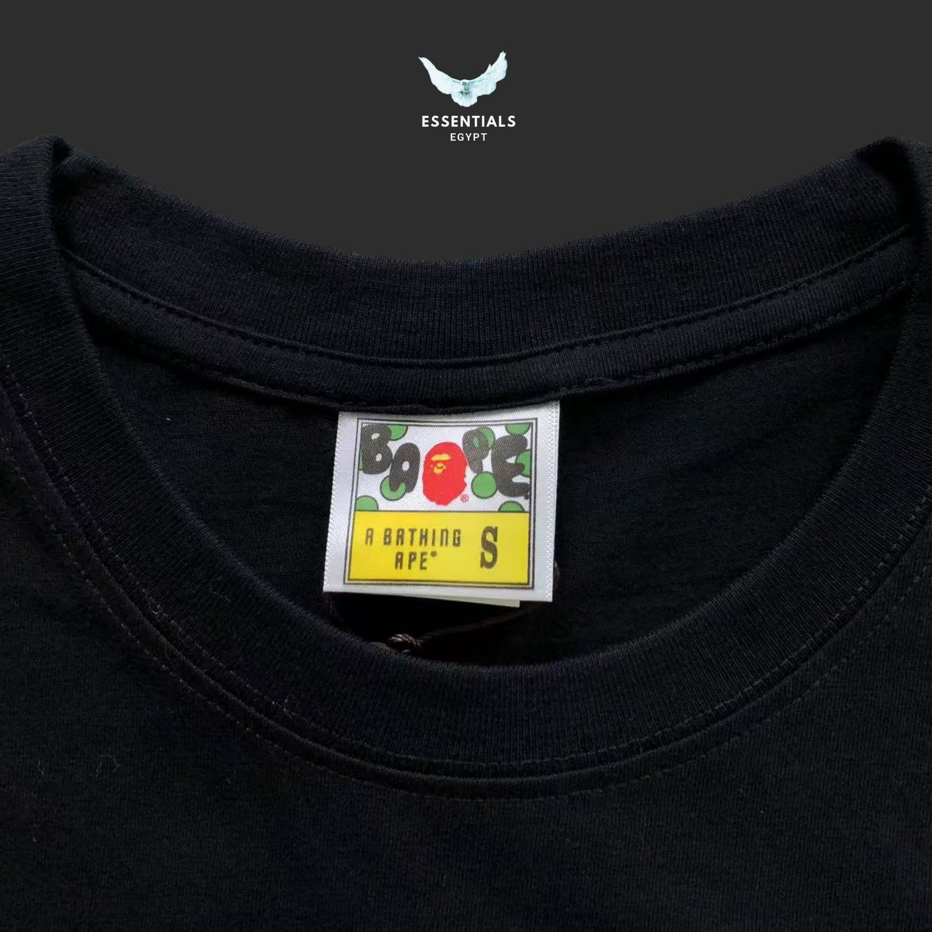 BAPE Neon Tokyo Big Ape Head Tee Black