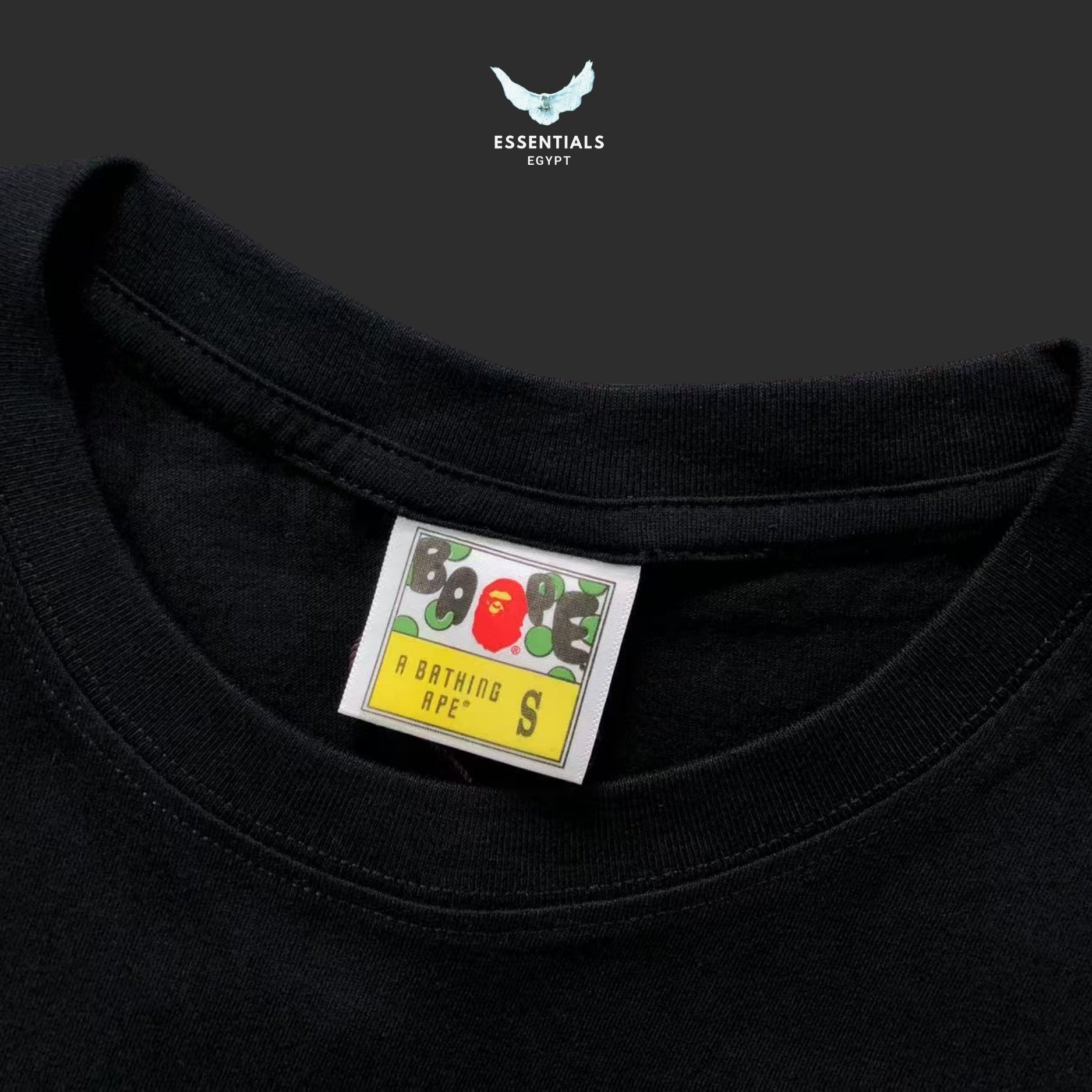 BAPE Sports Logo Tee Black