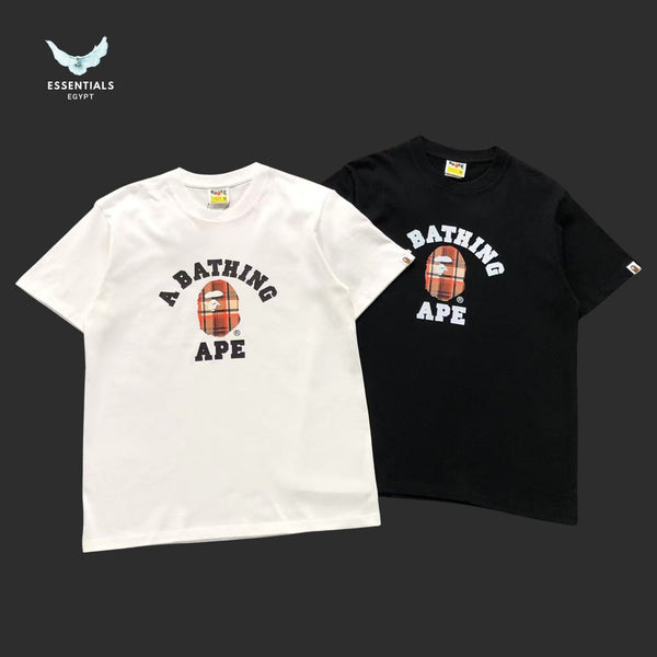 BAPE Bathing Ape Check College Tee