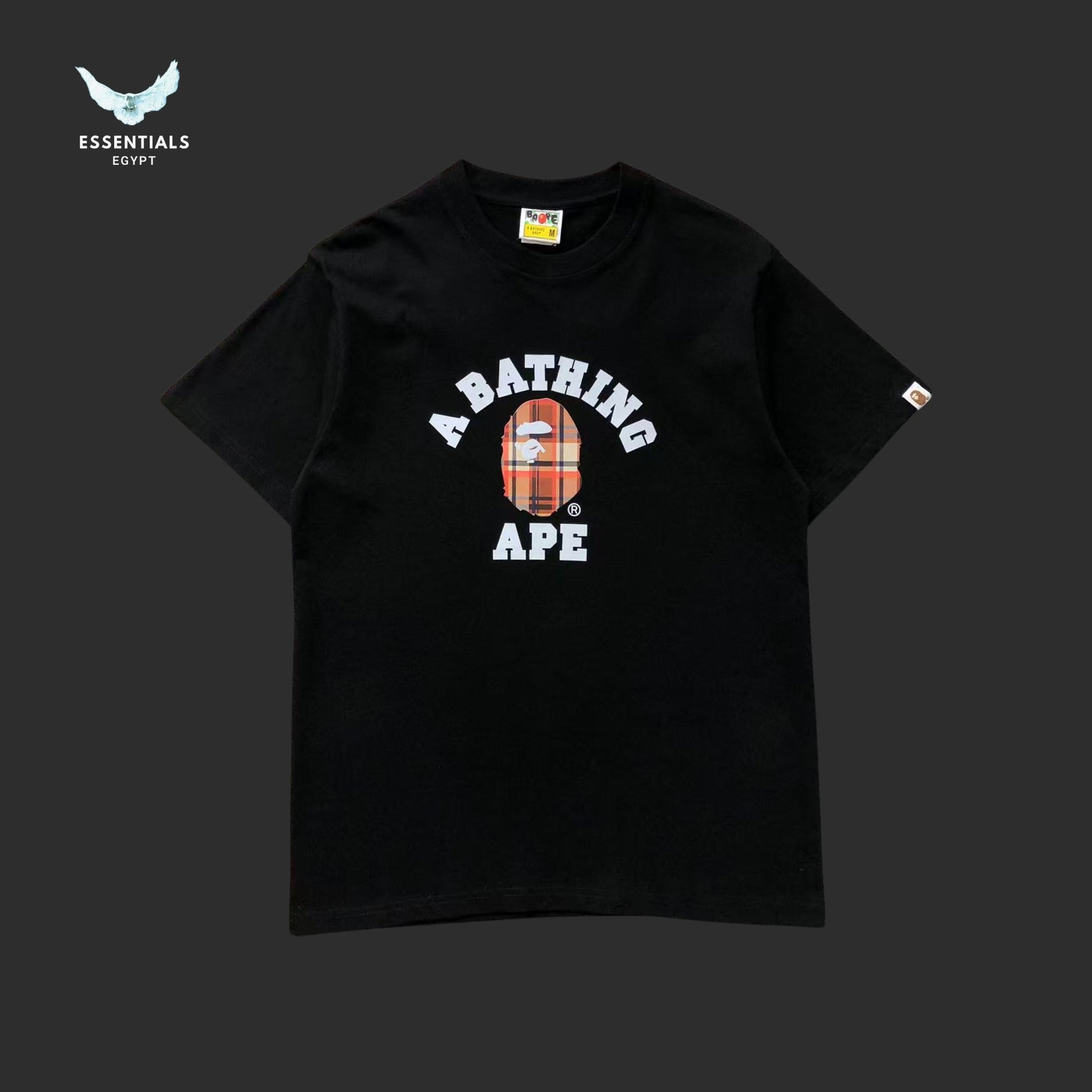 BAPE Bathing Ape Check College Tee