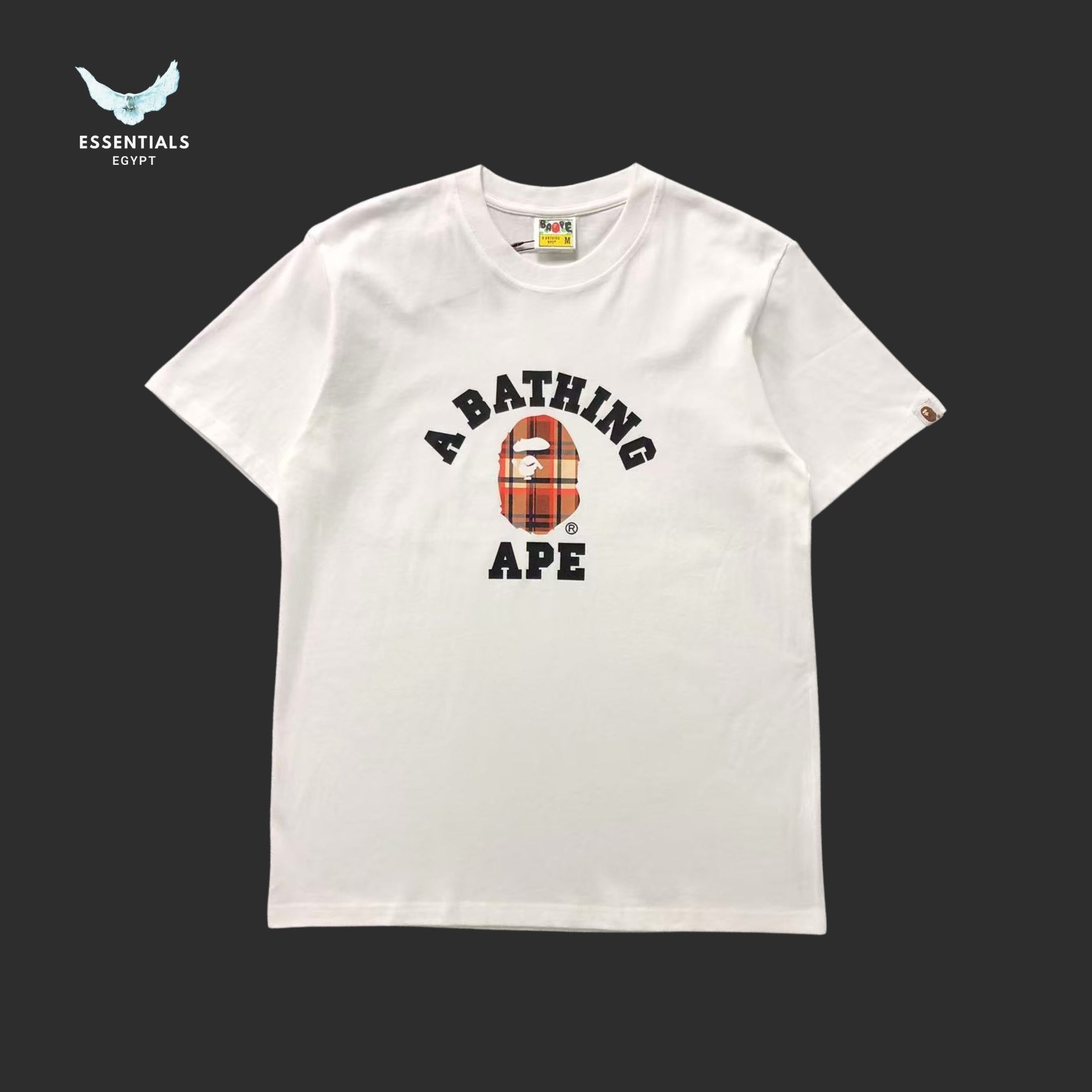 BAPE Bathing Ape Check College Tee