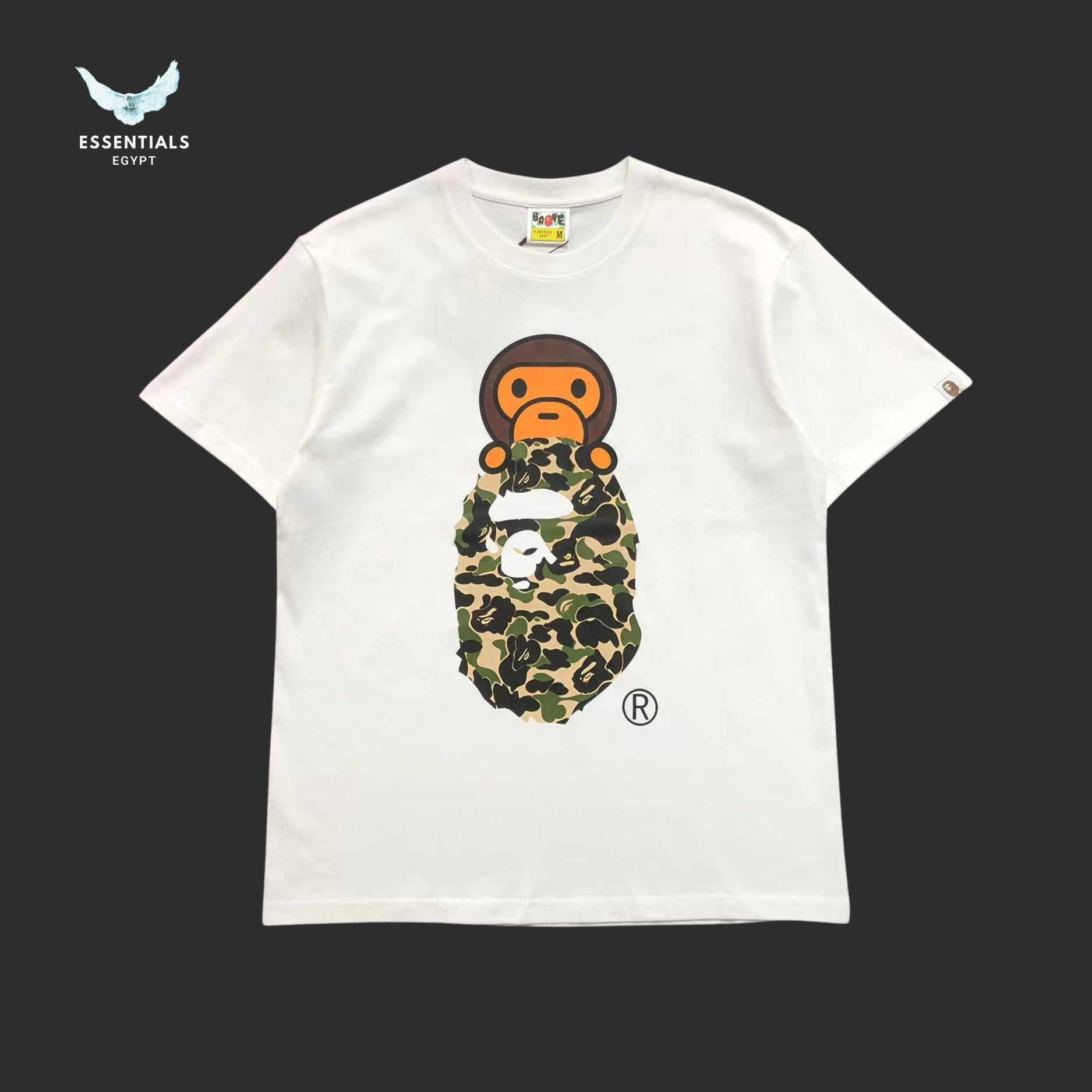BAPE 1st Camo Milo on Ape Head Tee