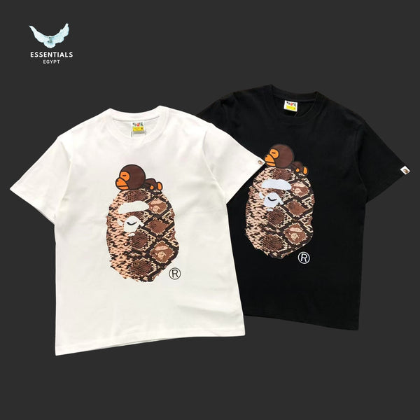 BAPE Snake Milo On Big Ape Tee