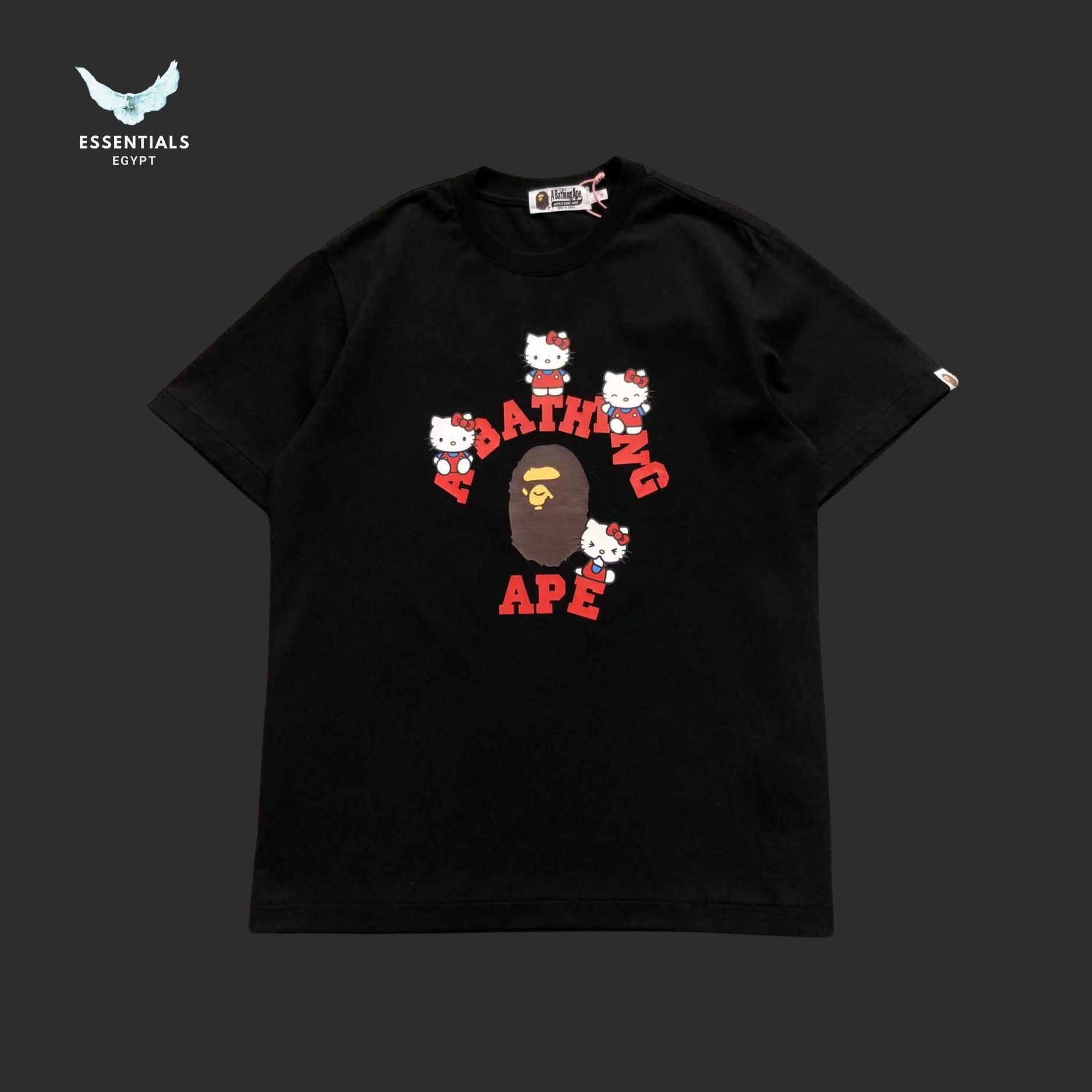 BAPE Ape x Hello Kitty College Tee