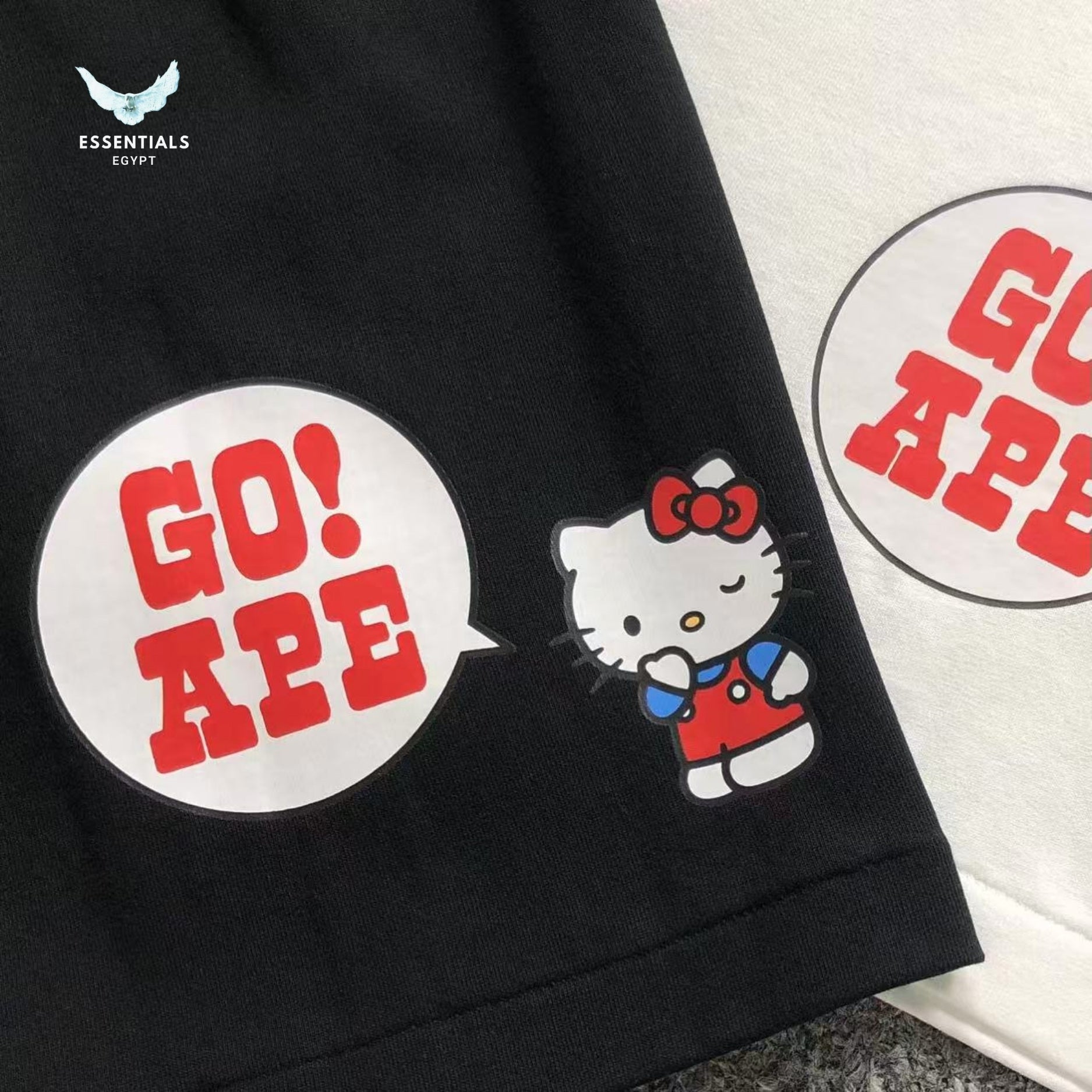 BAPE Ape x Hello Kitty College Tee