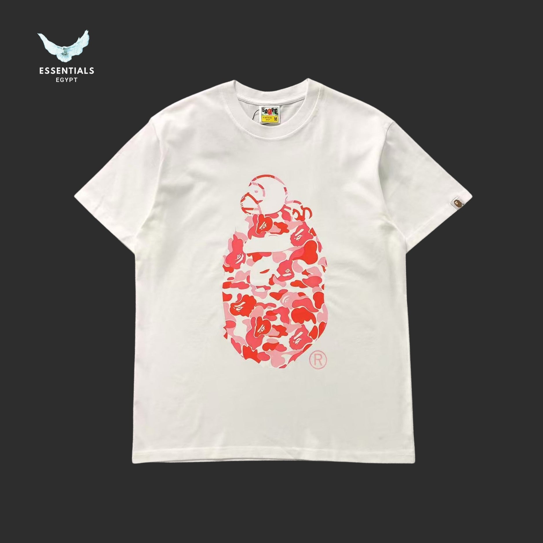 BAPE ABC Camo Milo On Big Ape Tee