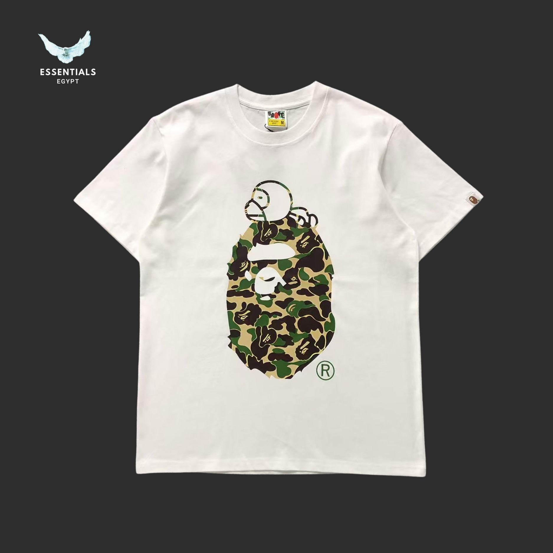 BAPE ABC Camo Milo On Big Ape Tee