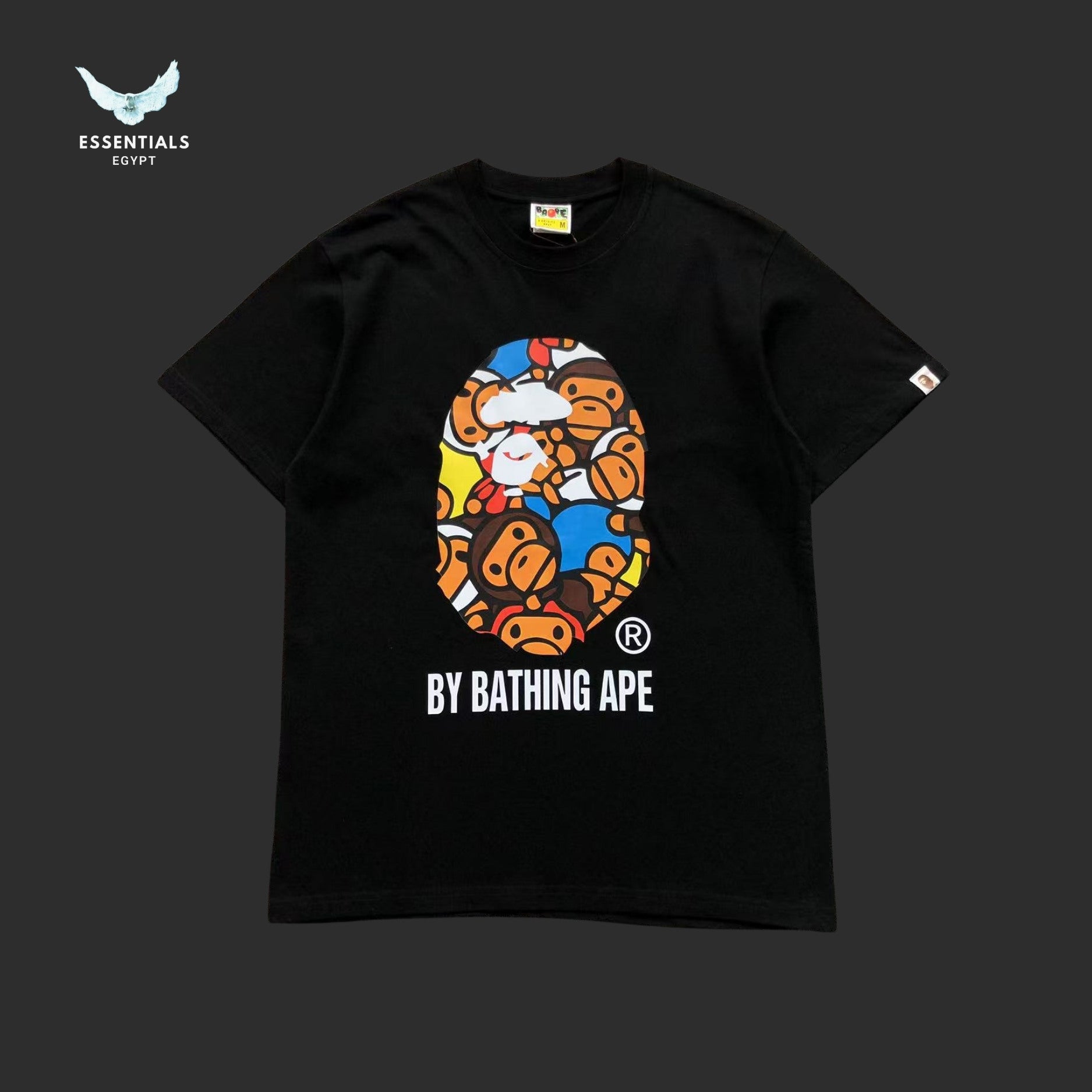 BAPE All Baby Milo Multi Big Ape Head Tee