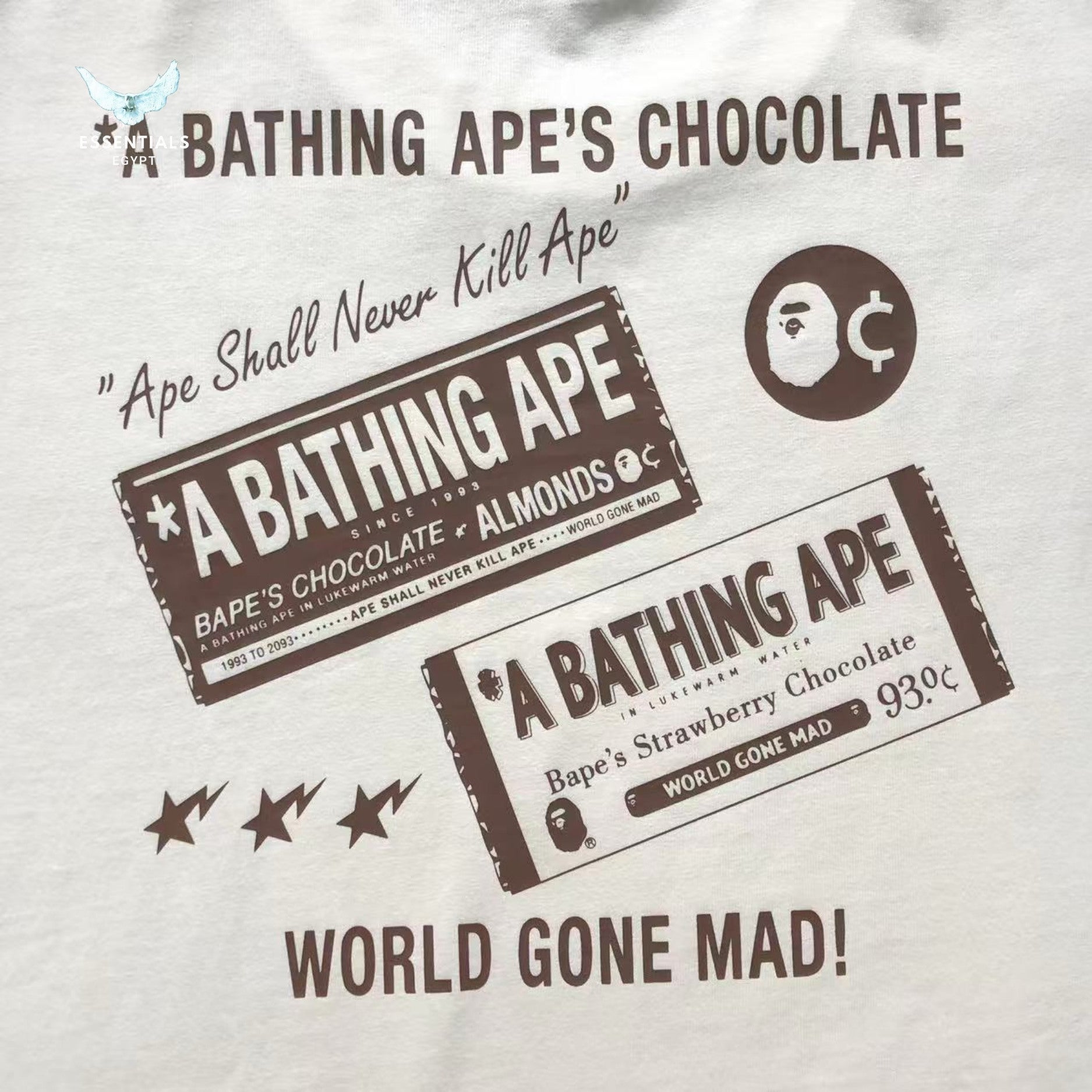 BAPE Chocolate Ape Head Tee