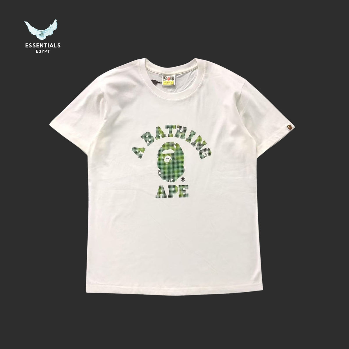 BAPE Swarovski College Logo Tee