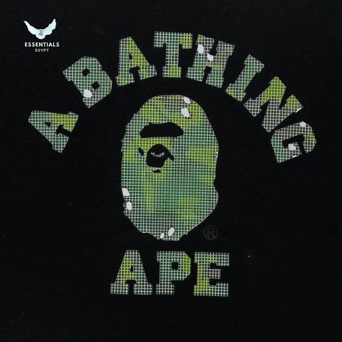 BAPE Swarovski College Logo Tee