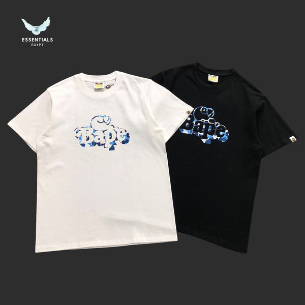 BAPE ABC Camo Blue Milo On BAPE Tee