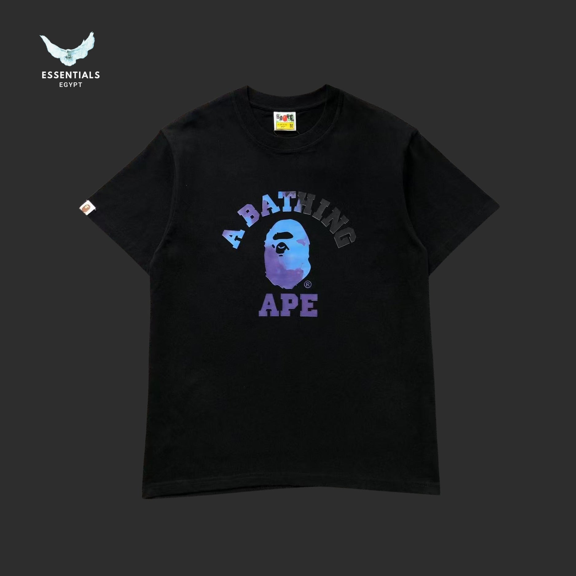 BAPE Bathing Ape Tie Dye College Tee