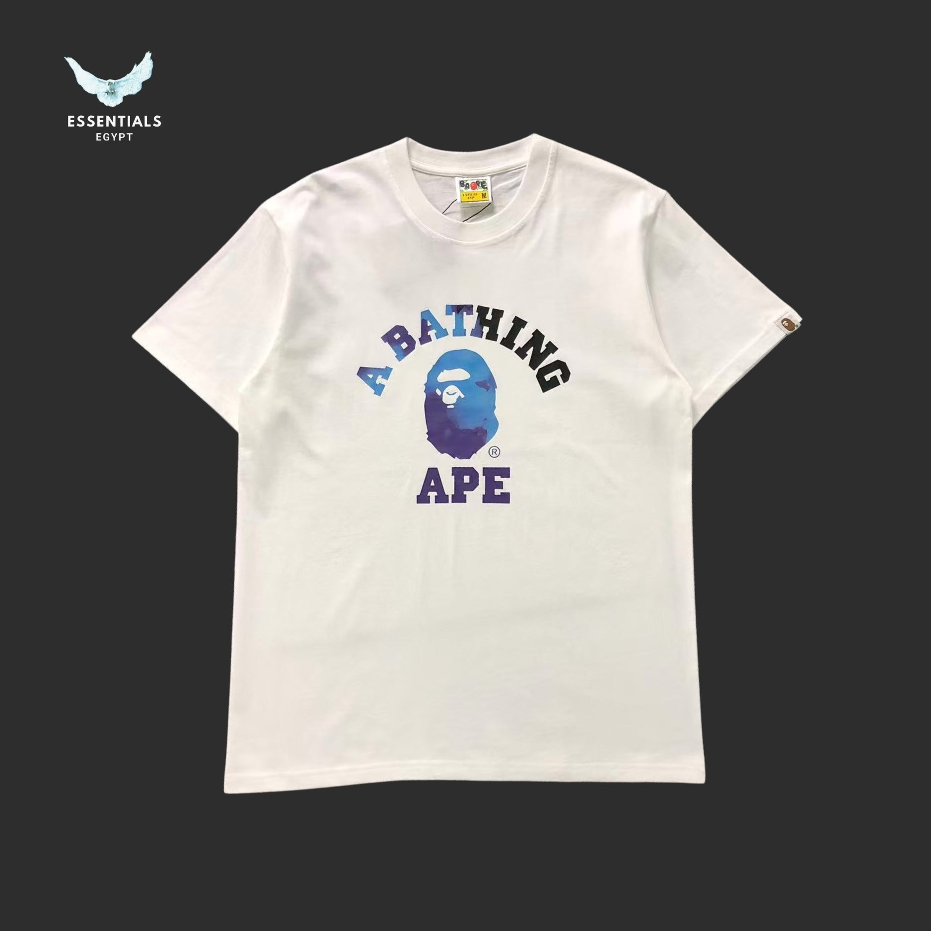 BAPE Bathing Ape Tie Dye College Tee