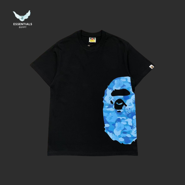 BAPE Black Side Big Ape Head Tee