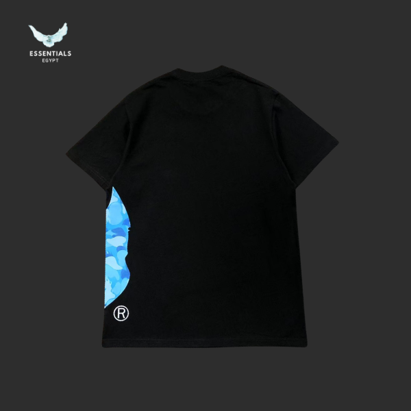 BAPE Black Side Big Ape Head Tee