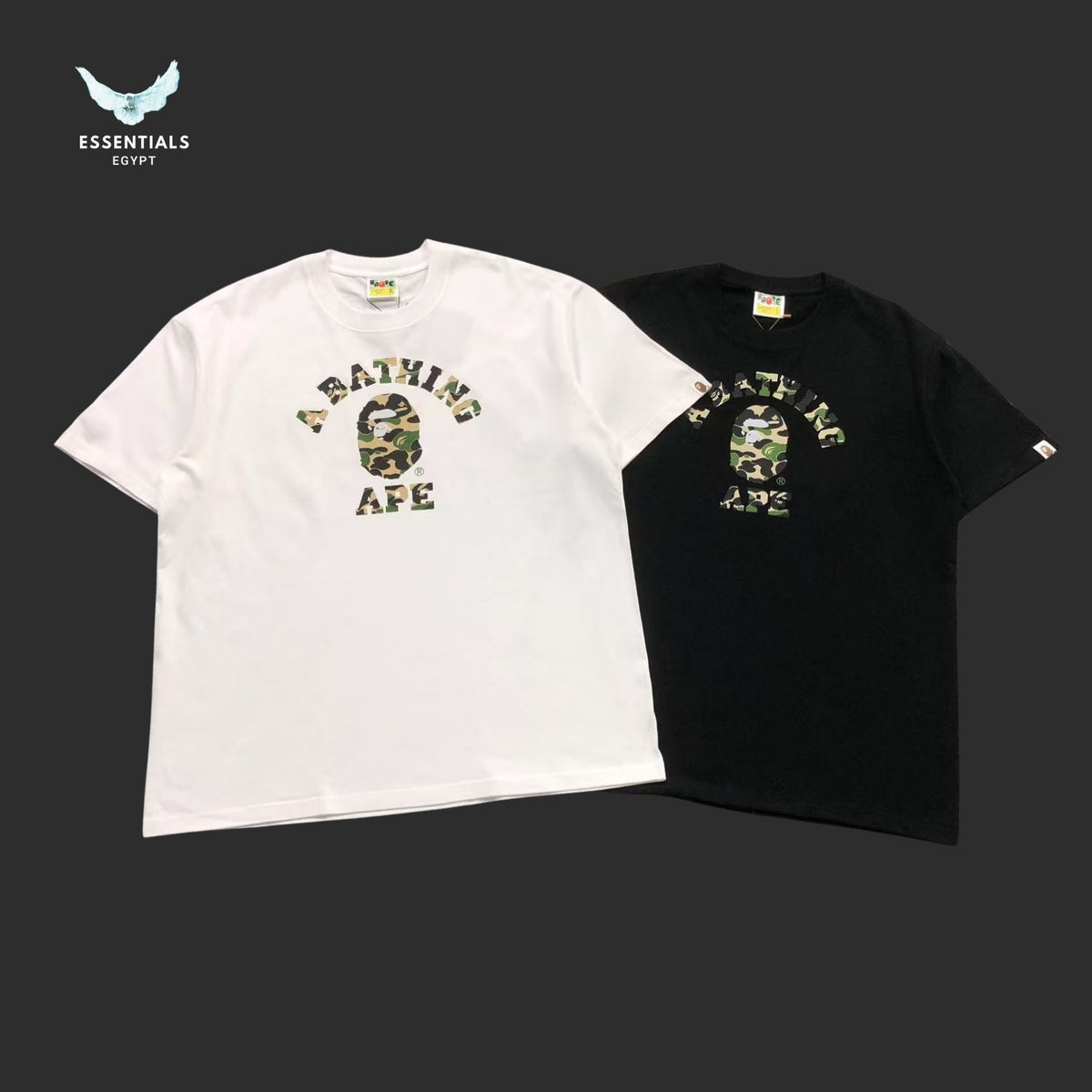 BAPE Classic Logo Side Big Ape Head Tee | Essentials EG