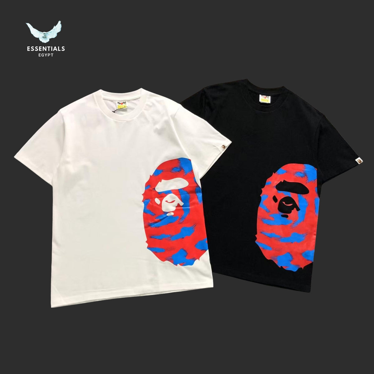 BAPE Classic Logo Side Big Ape Head Tee | Essentials EG