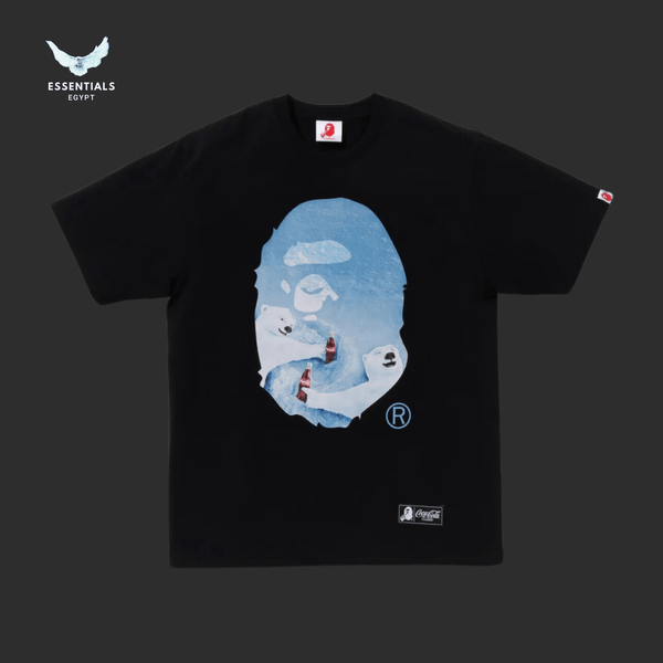 BAPE x Coca - Cola Ape Head T-Shirt – Black - ESSENTIALS EGYPT