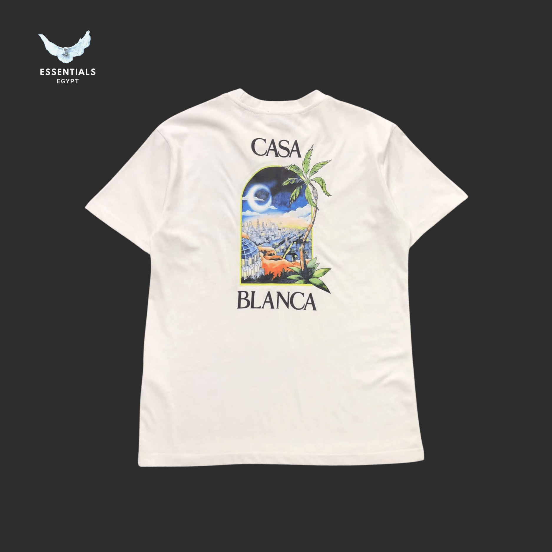 Casablanca T-Shirt – Sunset Postcard - ESSENTIALS EGYPT