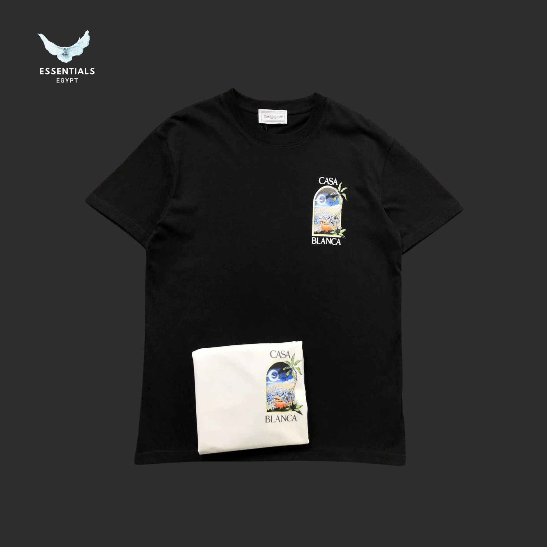 Casablanca T-Shirt – Sunset Postcard - ESSENTIALS EGYPT