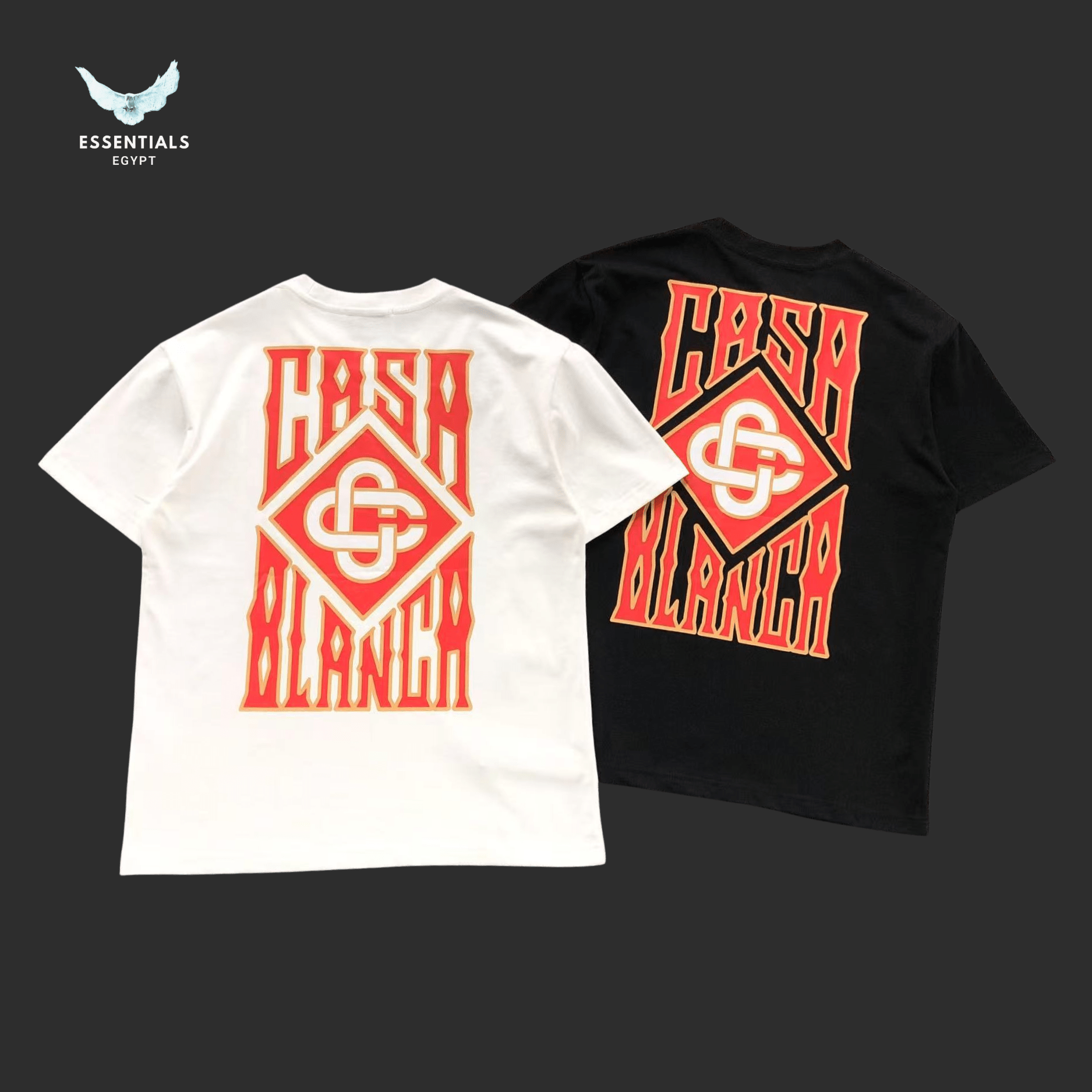 Casablanca T-Shirt – Dual Tag Patch - ESSENTIALS EGYPT