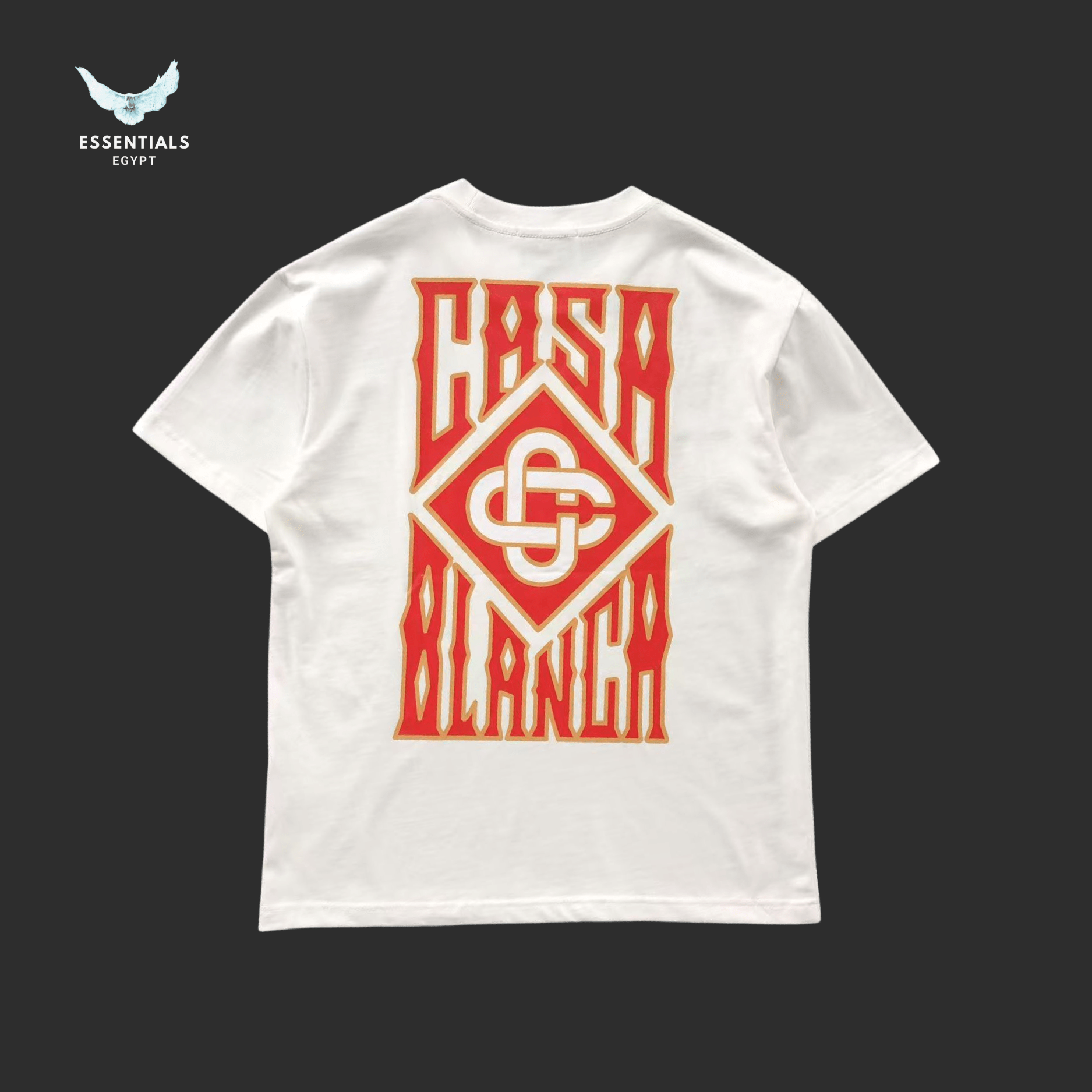 Casablanca T-Shirt – Dual Tag Patch - ESSENTIALS EGYPT
