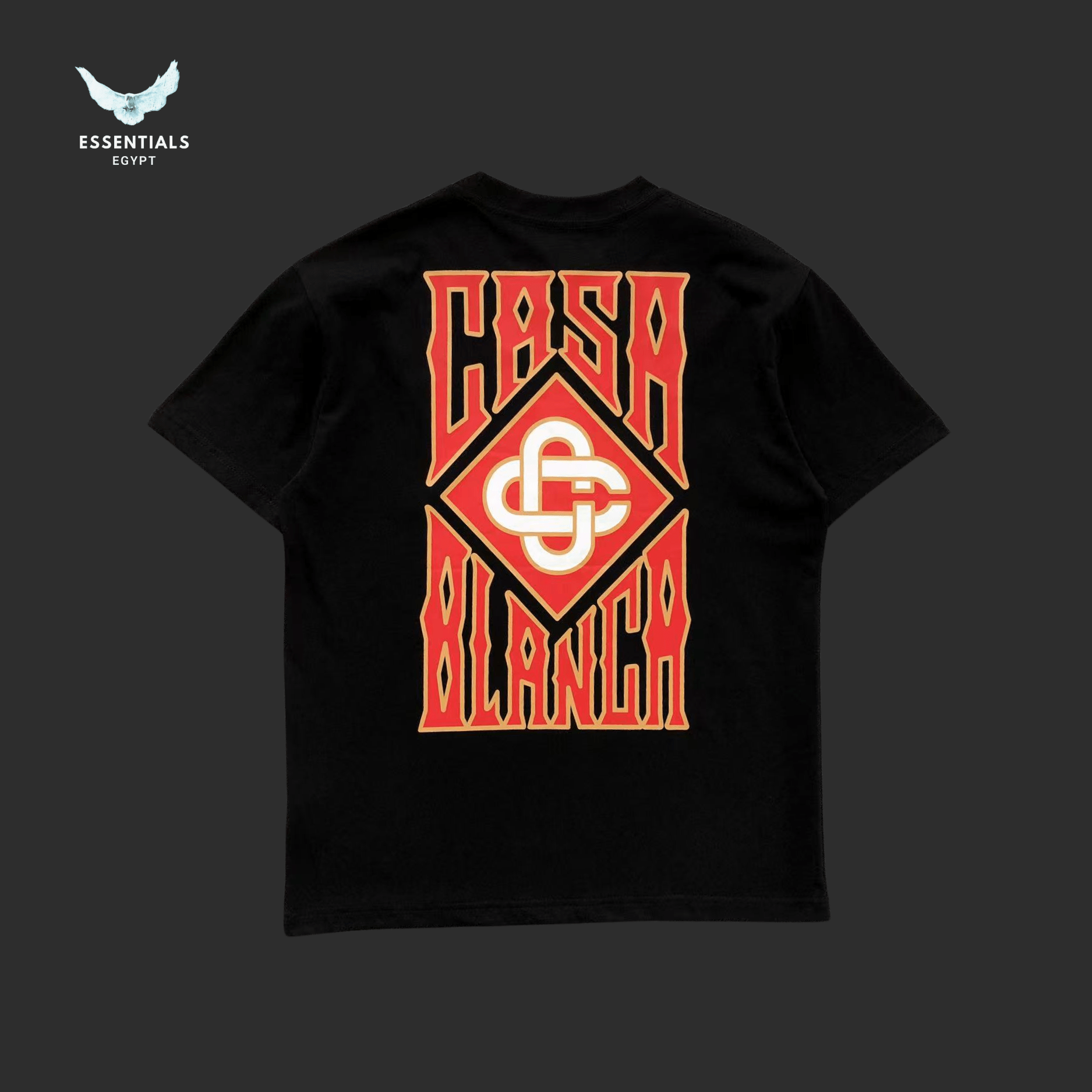 Casablanca T-Shirt – Dual Tag Patch - ESSENTIALS EGYPT