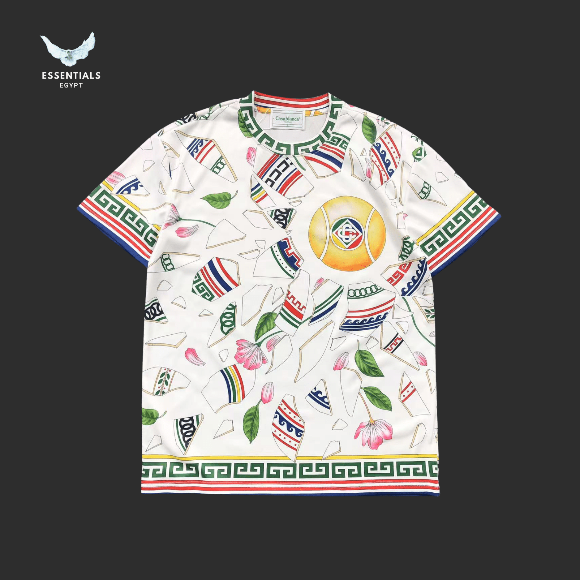 Casablanca T-Shirt – Mosaic Print - ESSENTIALS EGYPT