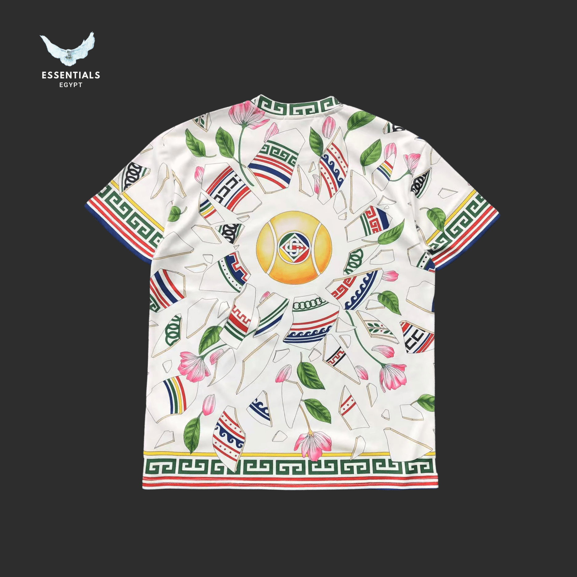 Casablanca T-Shirt – Mosaic Print - ESSENTIALS EGYPT