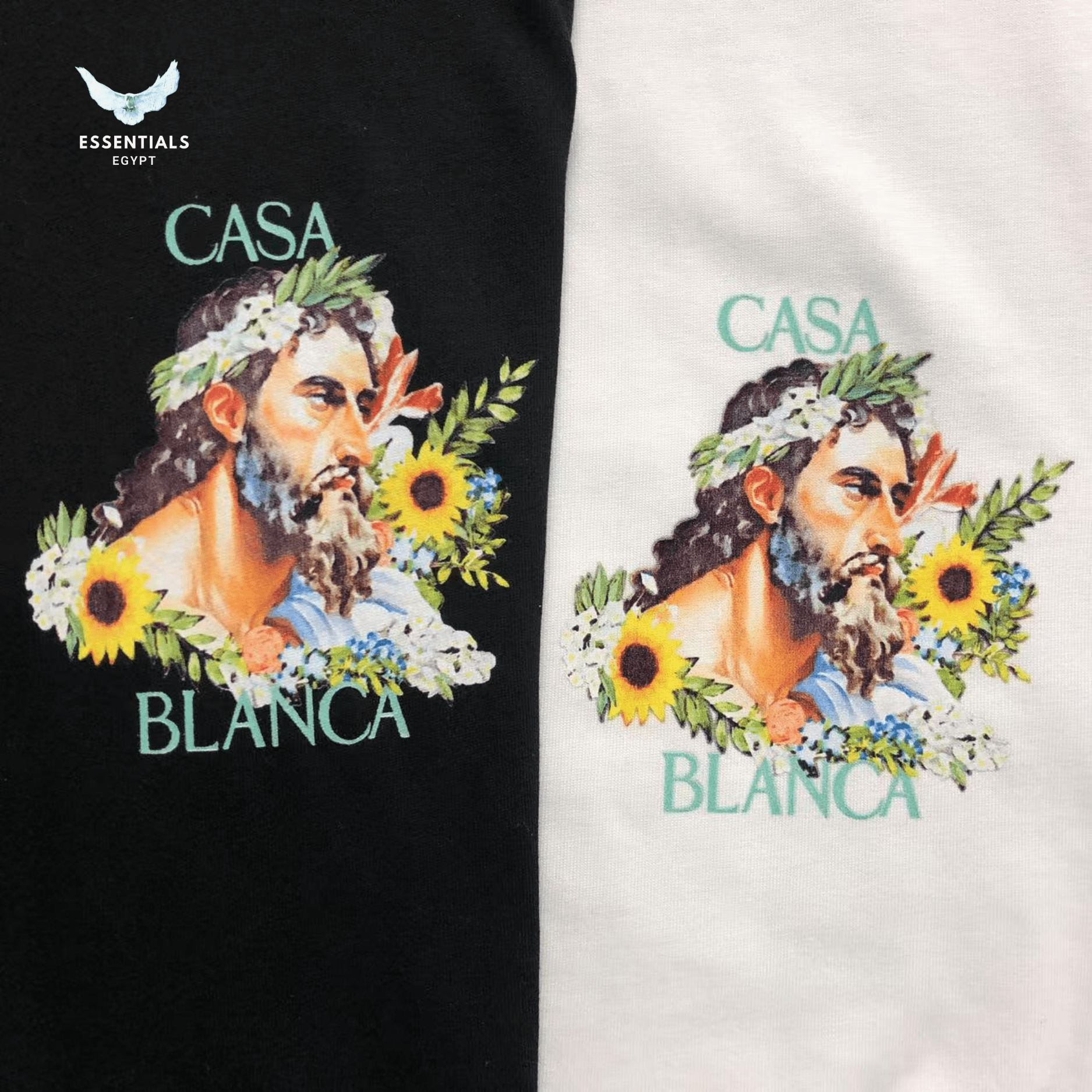 Casablanca T-Shirt – Multi Character Print - ESSENTIALS EGYPT