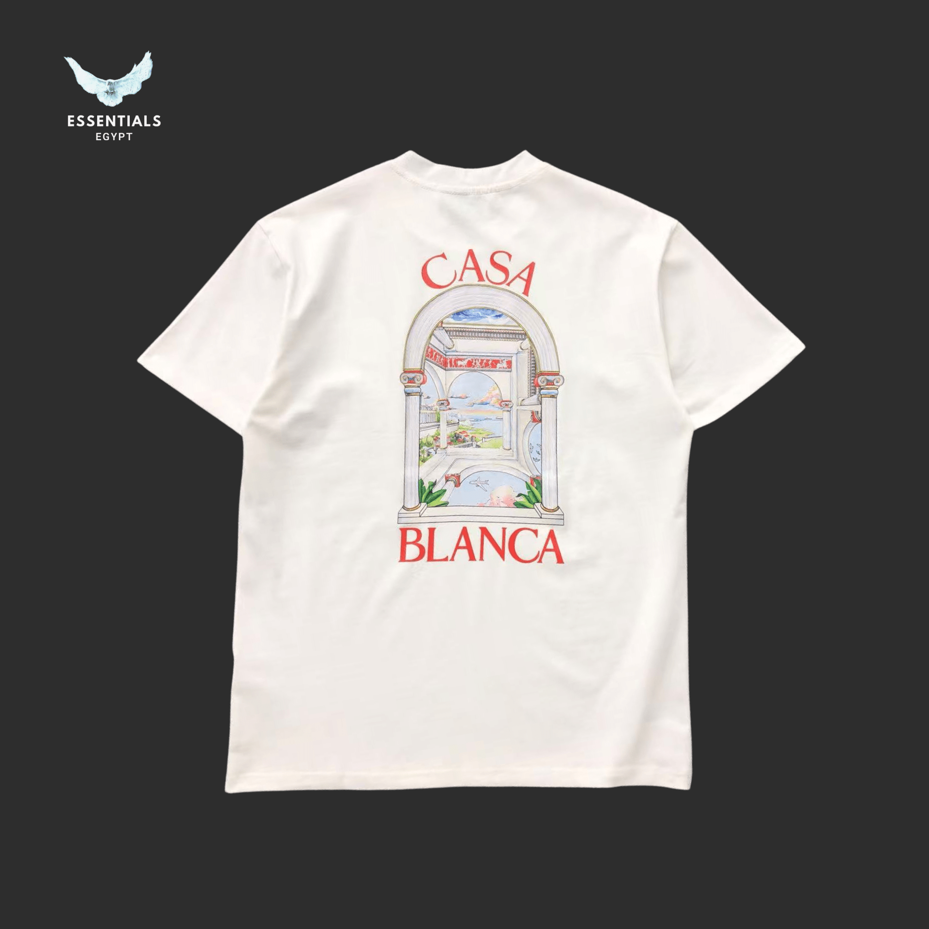 Casablanca T-Shirt – Postcard Logo - ESSENTIALS EGYPT