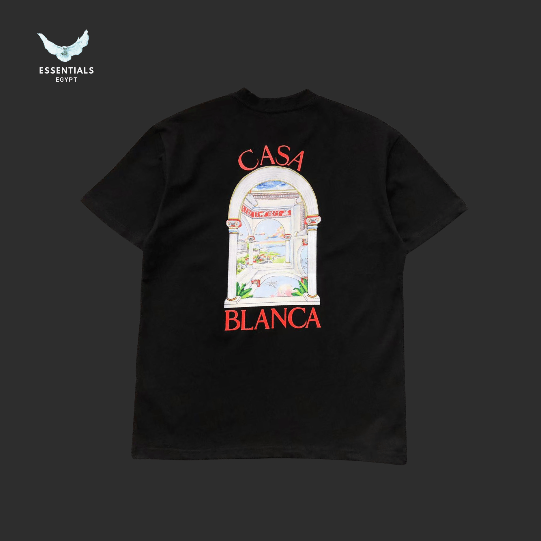 Casablanca T-Shirt – Postcard Logo - ESSENTIALS EGYPT
