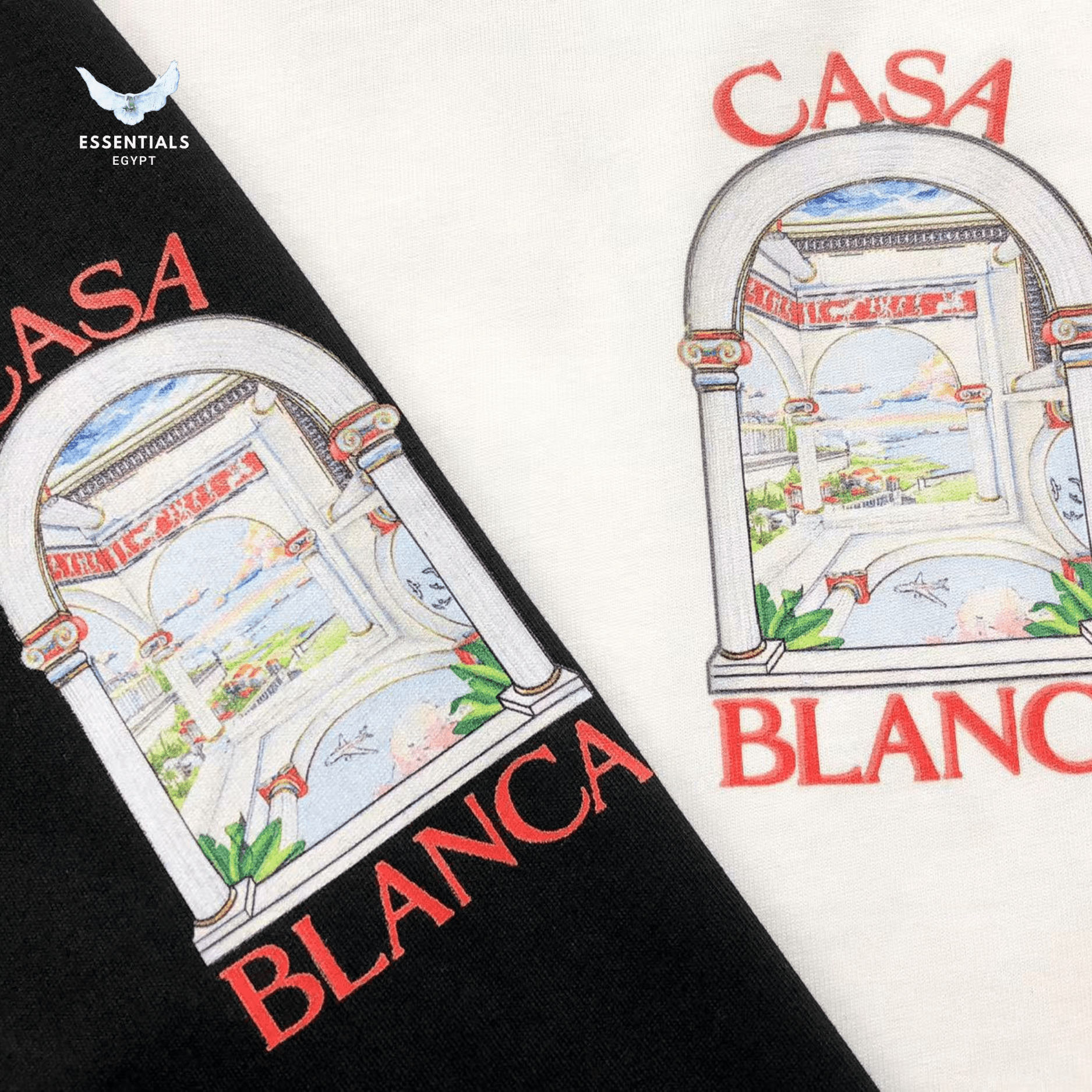 Casablanca T-Shirt – Postcard Logo - ESSENTIALS EGYPT