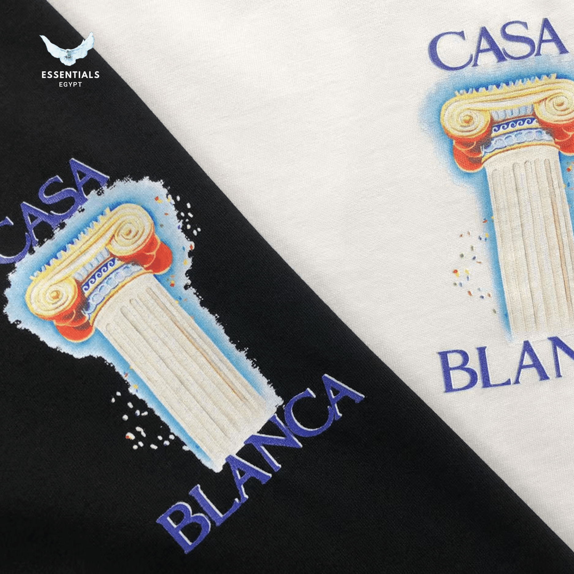 Casablanca T-Shirt – Vase Crest Logo - ESSENTIALS EGYPT