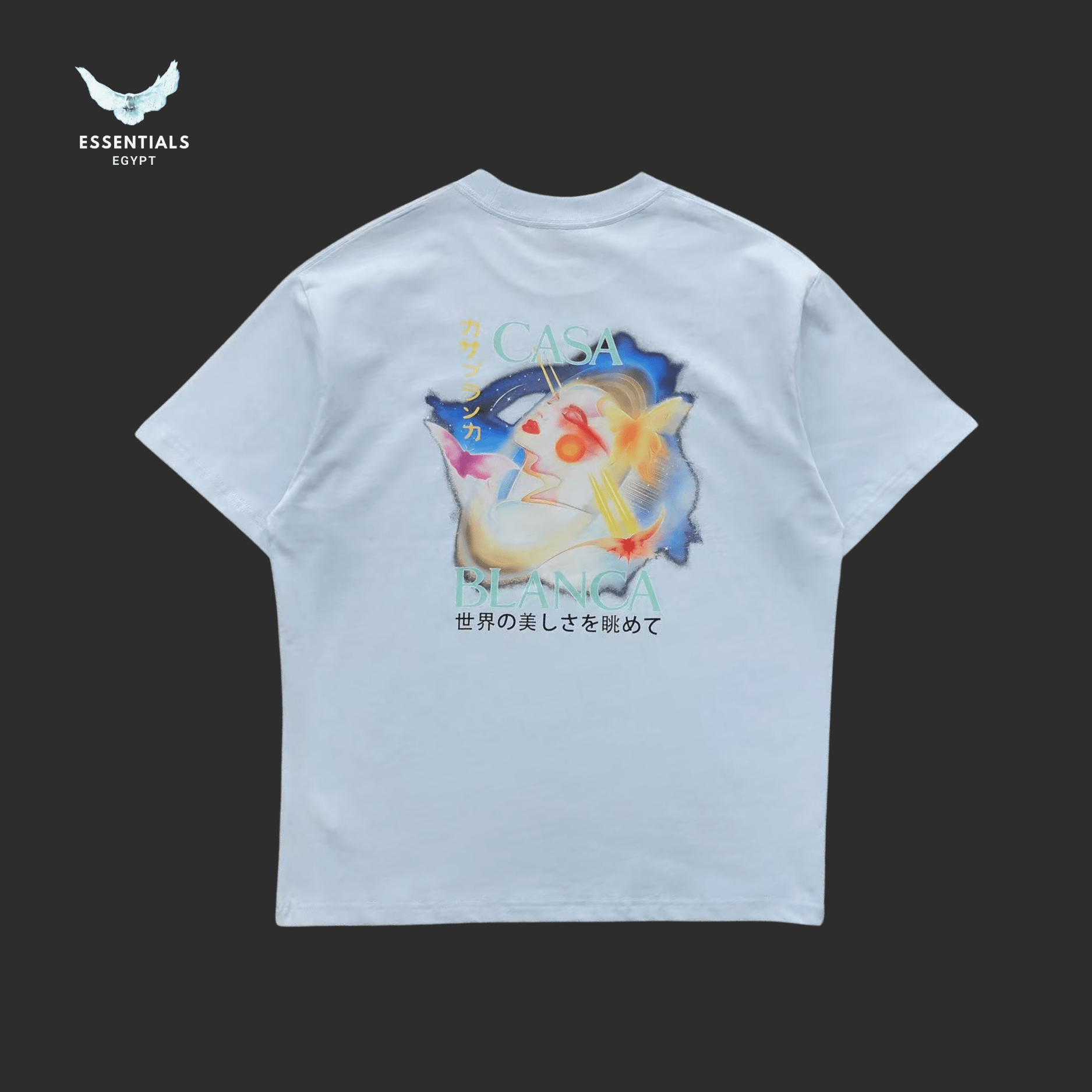 Casablanca Galactic Connection T-Shirt - ESSENTIALS EGYPT