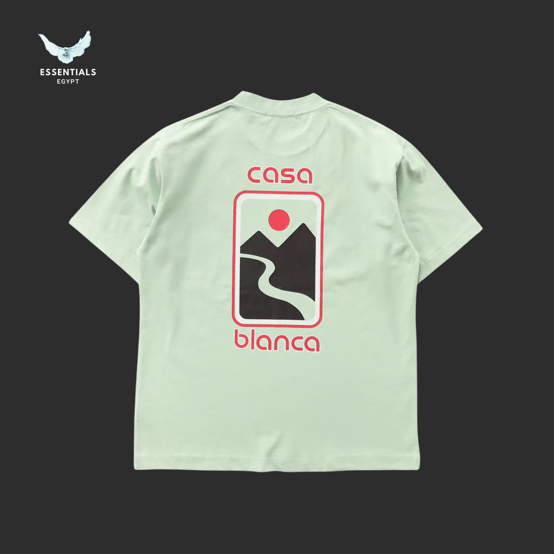 Casablanca Sunset Valley T-Shirt - ESSENTIALS EGYPT