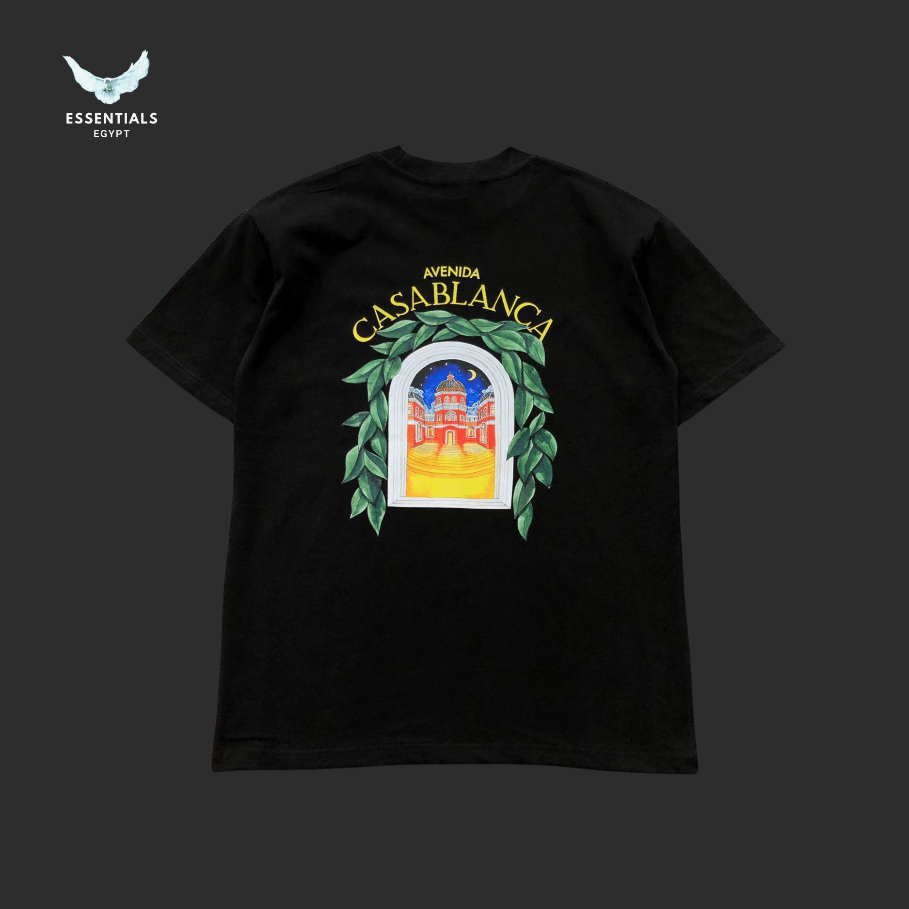 Casablanca T-Shirt – Garden Arch Print - ESSENTIALS EGYPT