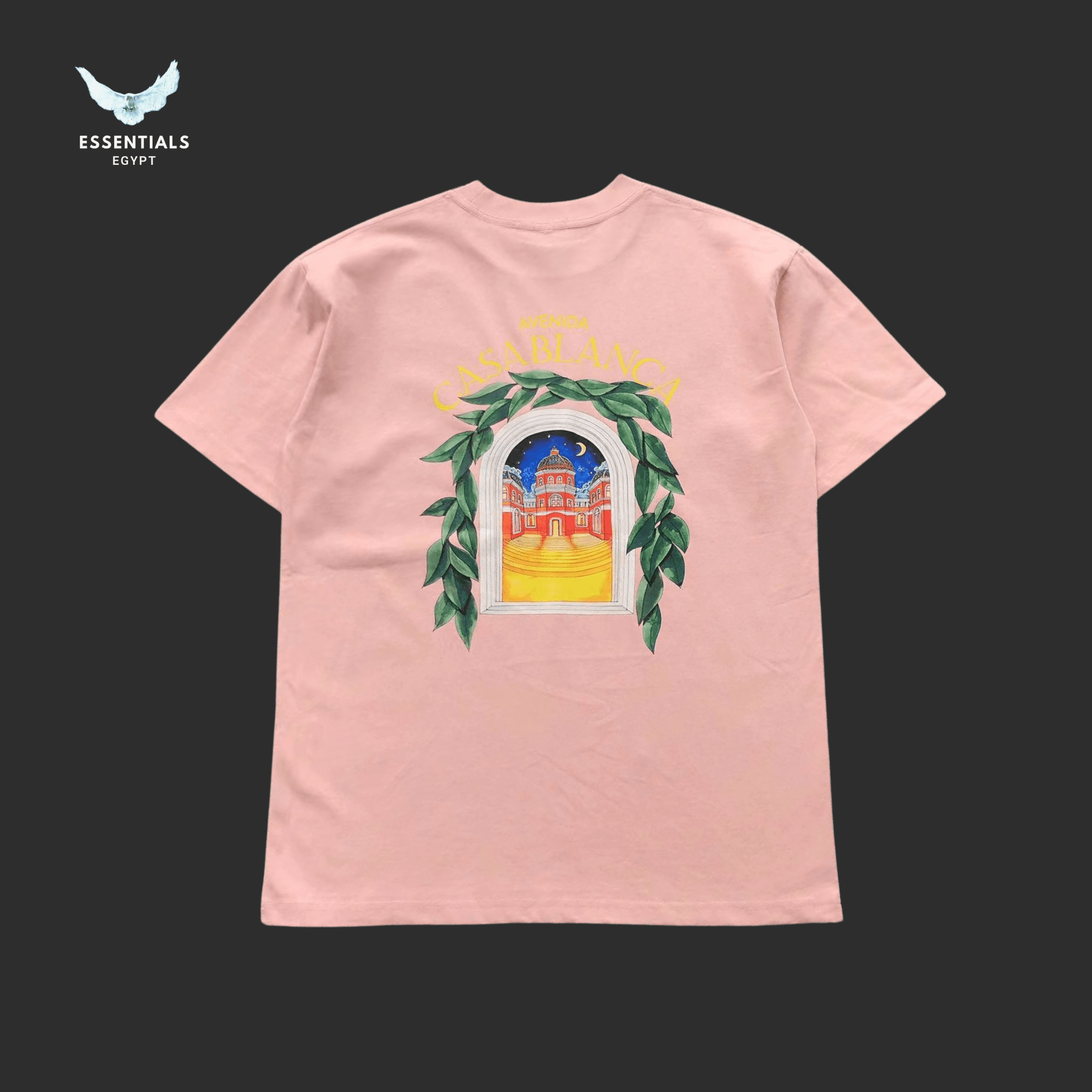 Casablanca T-Shirt – Garden Arch Print - ESSENTIALS EGYPT