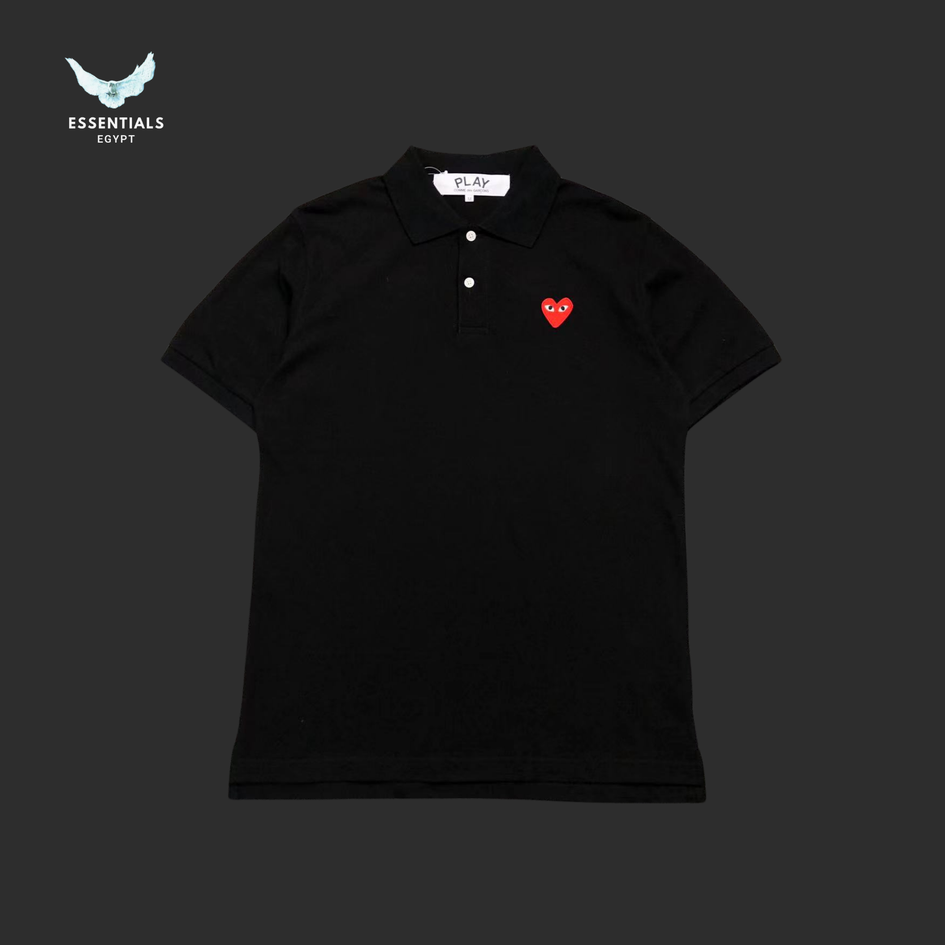 CDG Play Polo – Multi Heart Logo