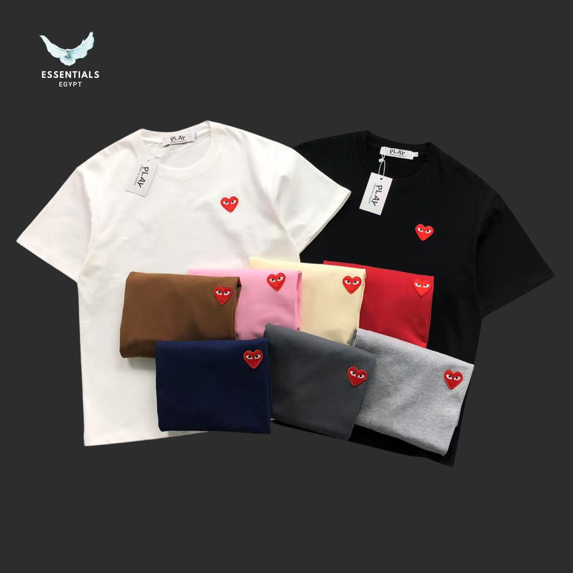 CDG T-SHIRT 41162317 - ESSENTIALS EGYPT