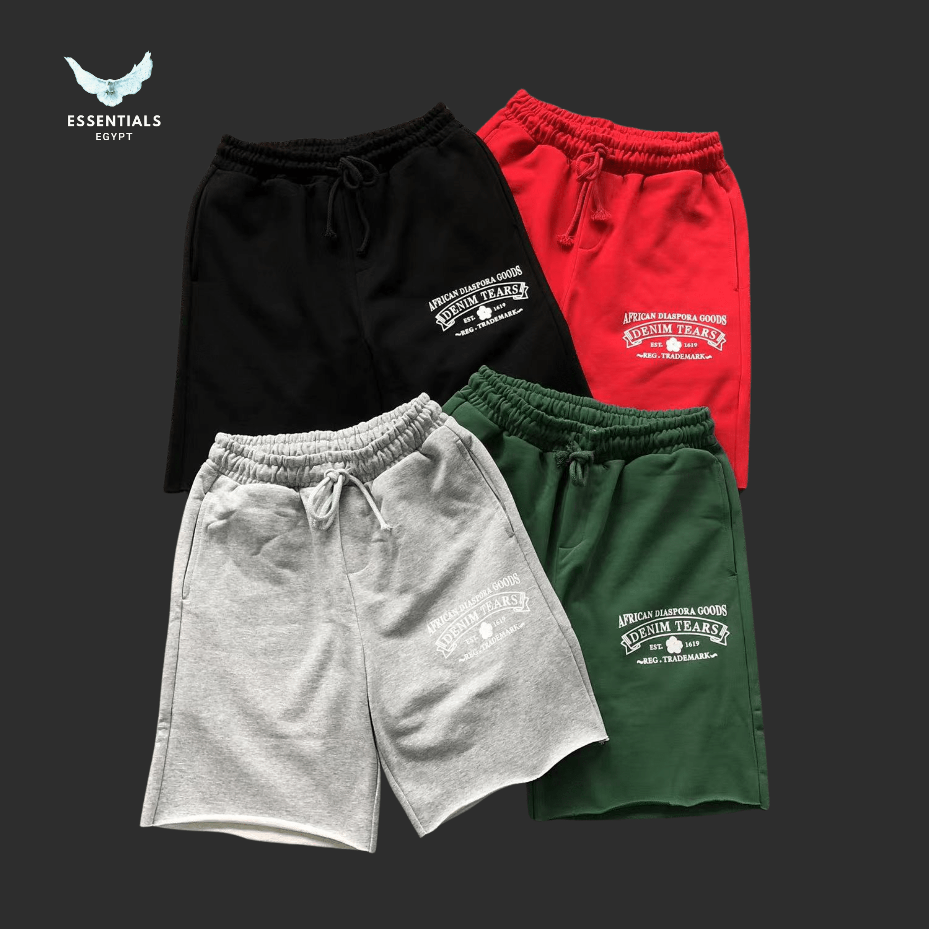 Denim Tears Shorts – Classic Logo Patch - ESSENTIALS EGYPT