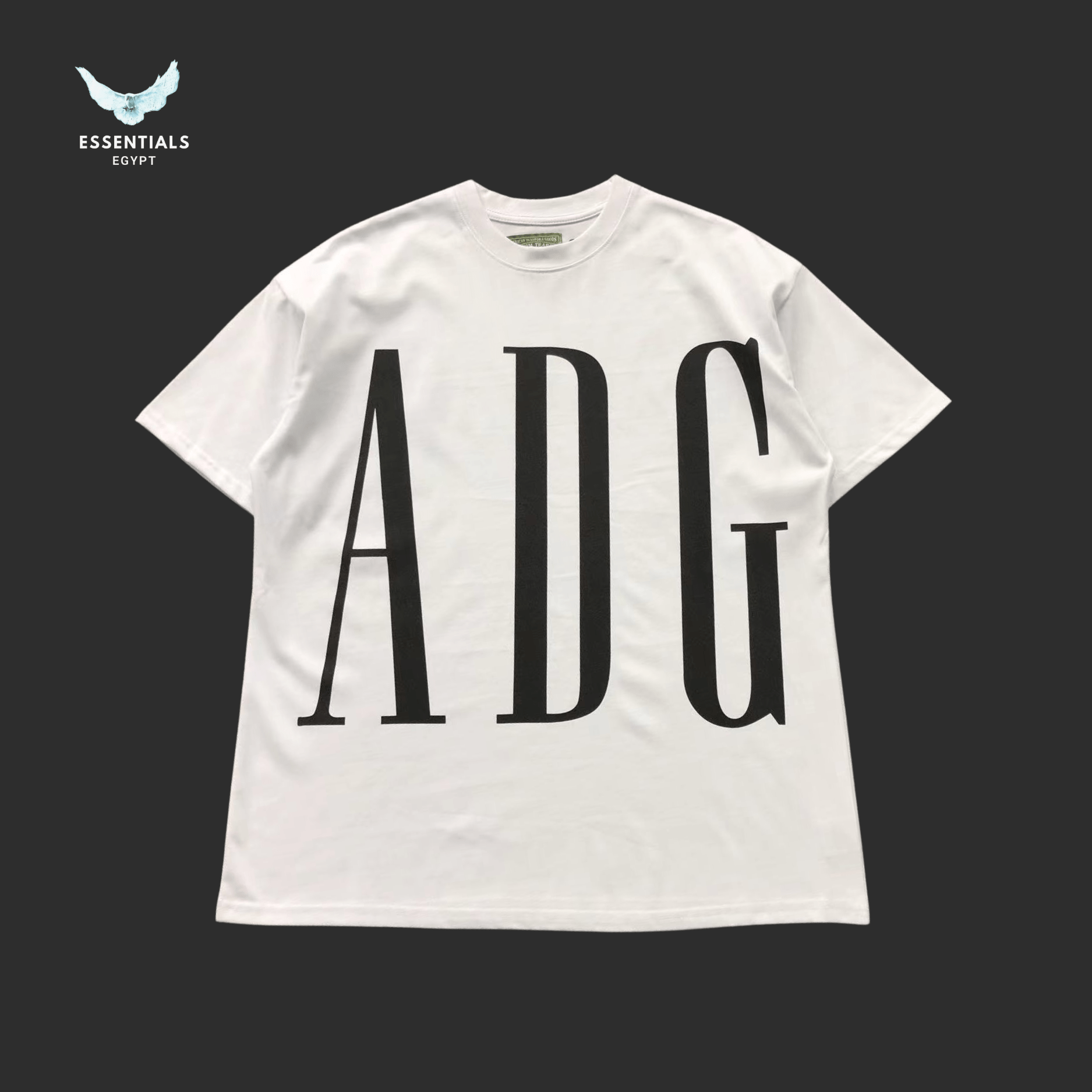 Denim Tears T-Shirt – ADG Oversize Logo - ESSENTIALS EGYPT