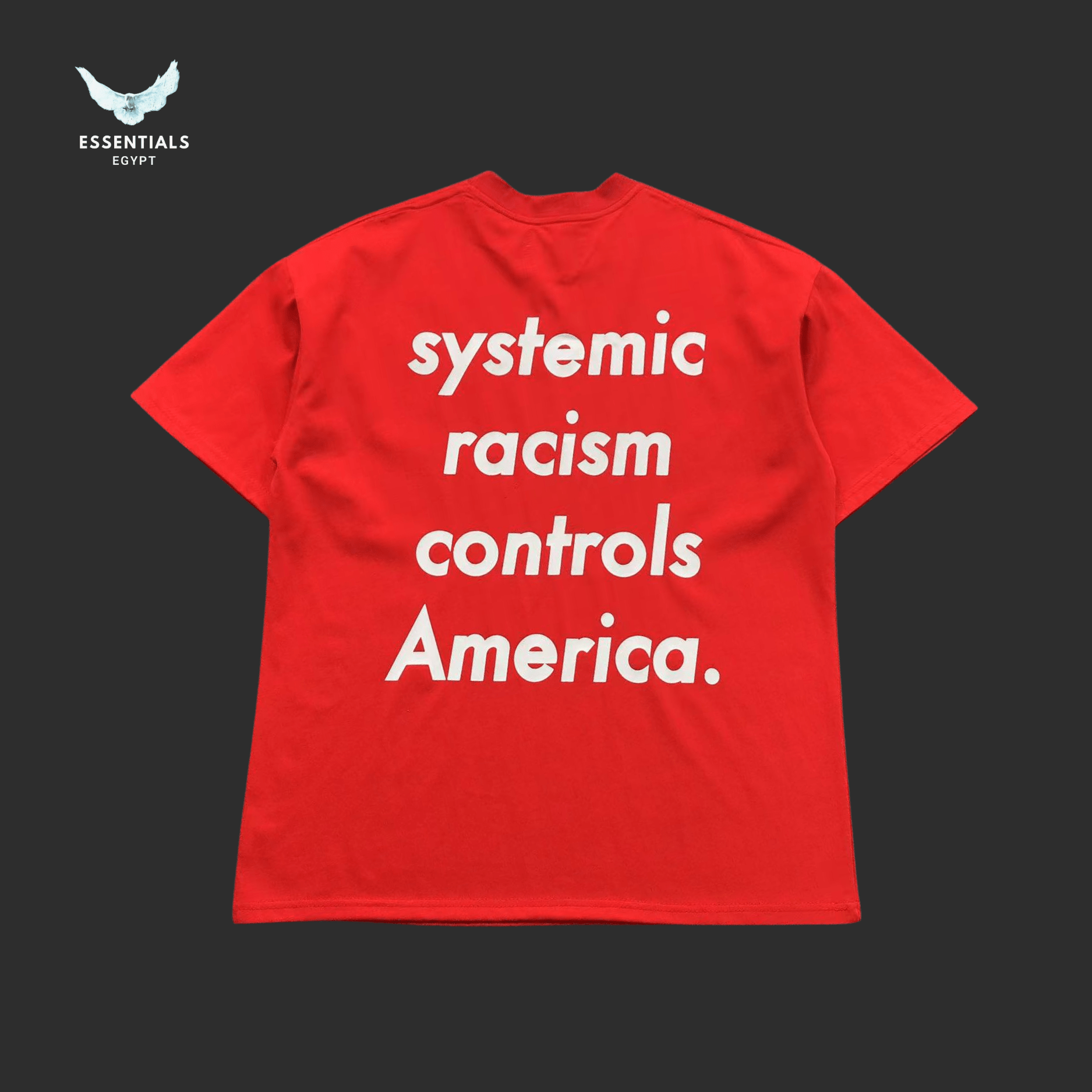 Denim Tears T-Shirt – Black & White Photo Print - ESSENTIALS EGYPT