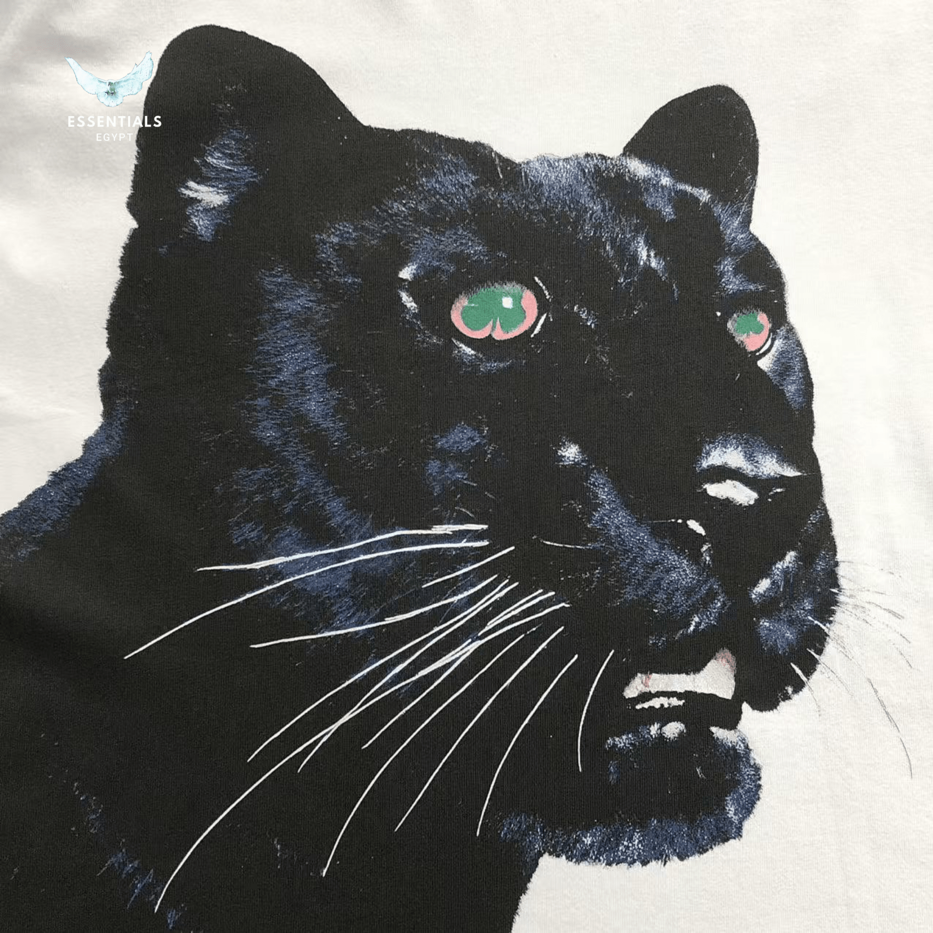 Denim Tears T-Shirt – Black Panther Print - ESSENTIALS EGYPT