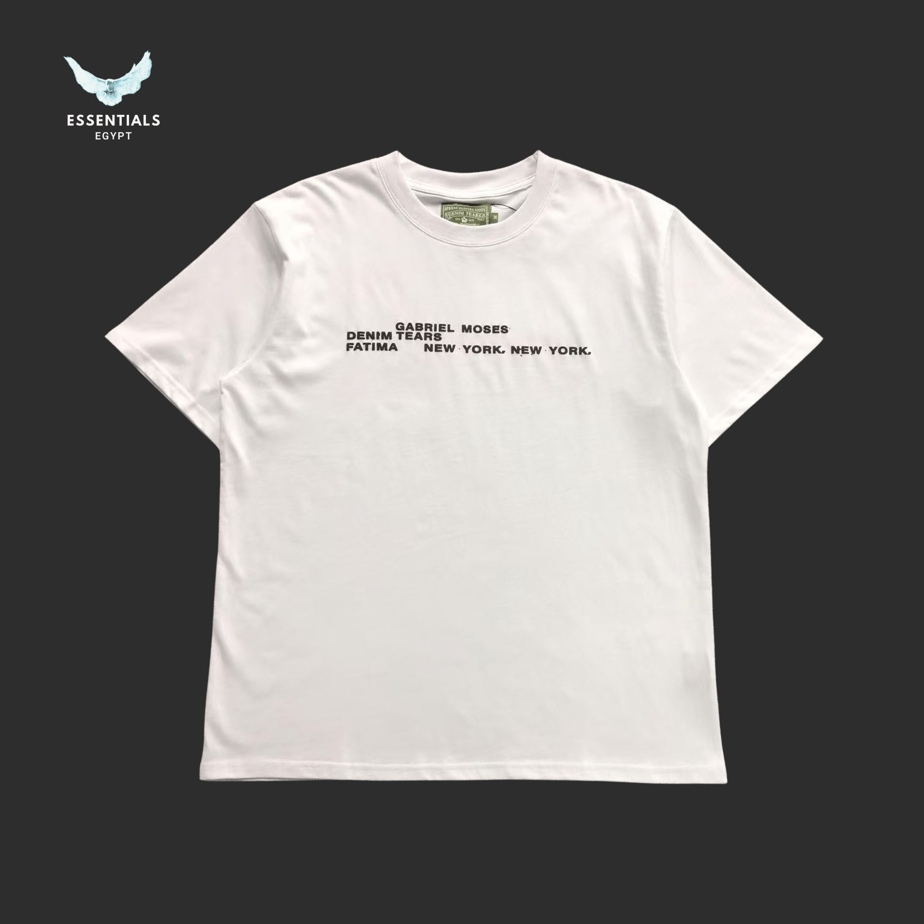 Denim Tears T-Shirt – Italian Flag America Graphic - ESSENTIALS EGYPT